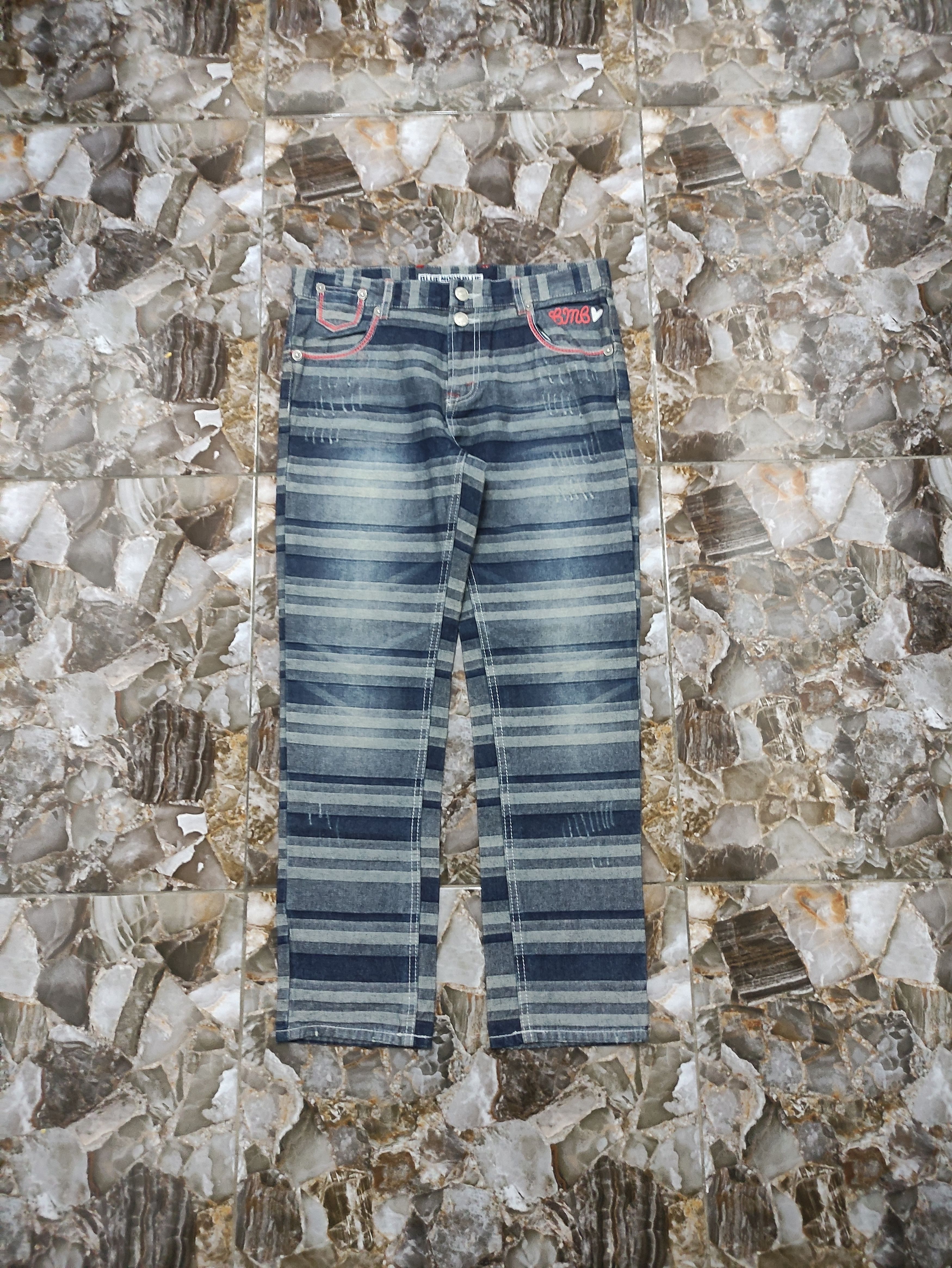Japanese Brand Blue moon blue Hagi pants Size 31" - 2 Thumbnail