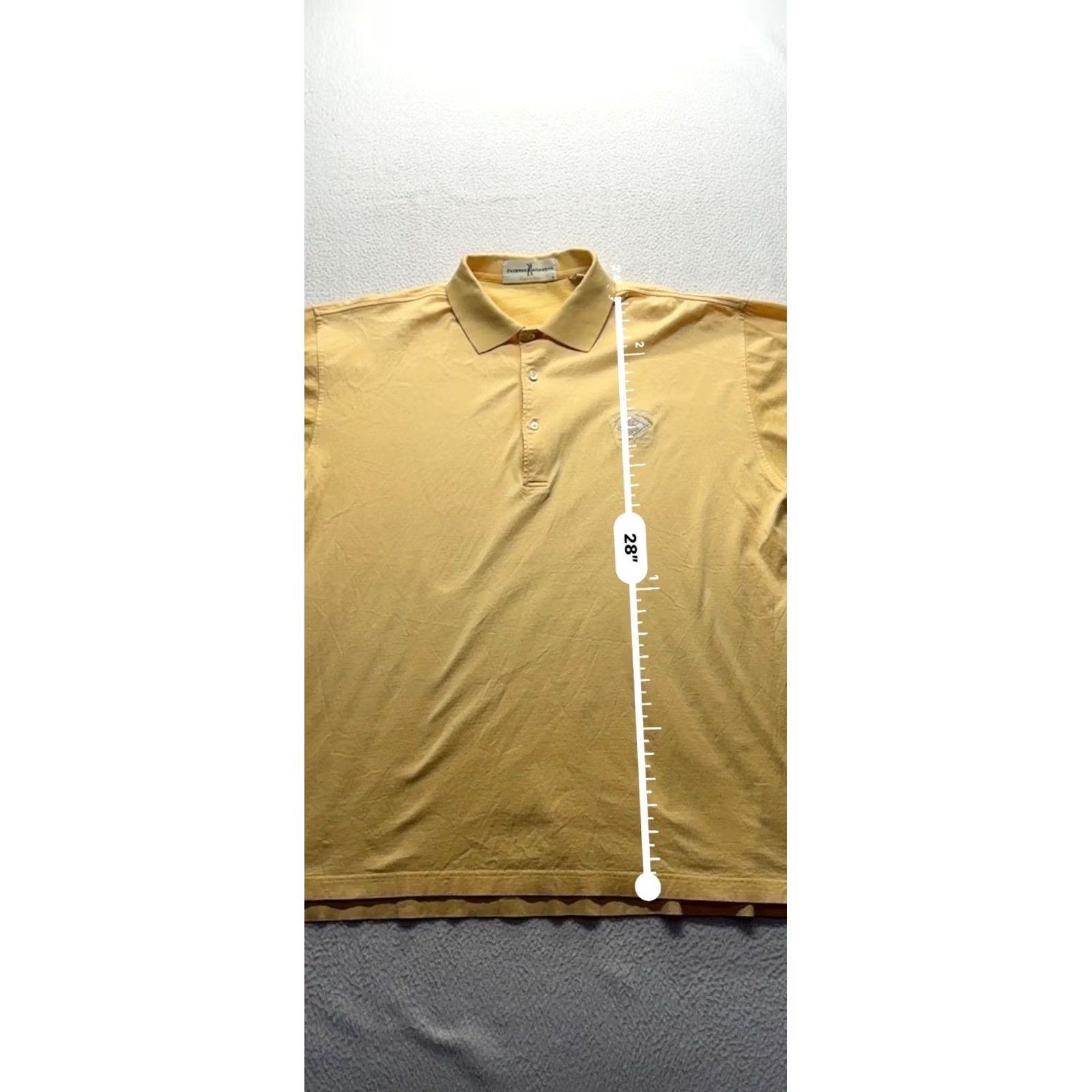 Vintage VINTAGE Fairway & Greene Polo Shirt L Unisex Adults Yellow The Preserve Golf Club 7871 Size US L / EU 52-54 / 3 - 7 Thumbnail