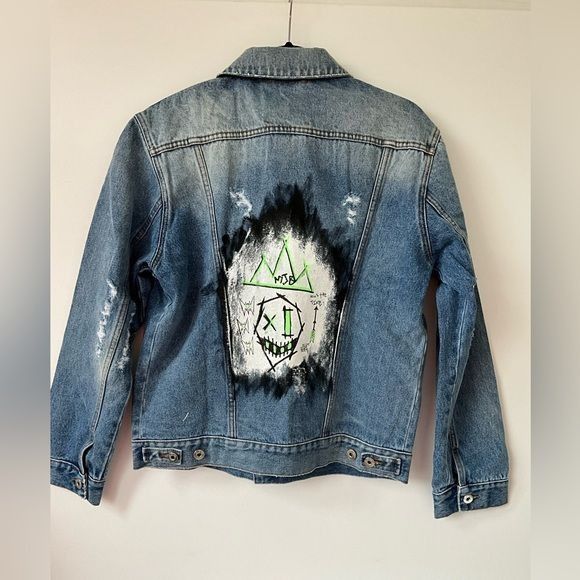 Marc Jacques Burton MJB MARC JACQUESBURTON "MJB" PAXDENIM JACKET IN BLUE EU48 US Size US M / EU 48-50 / 2 - 9 Thumbnail