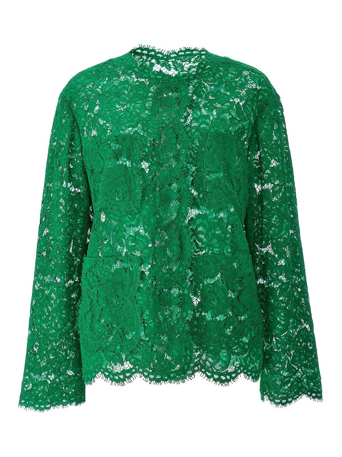 Dolce & Gabbana o1y0825 Blazer in Green Size XS / US 0-2 / IT 36-38 - 1 Thumbnail