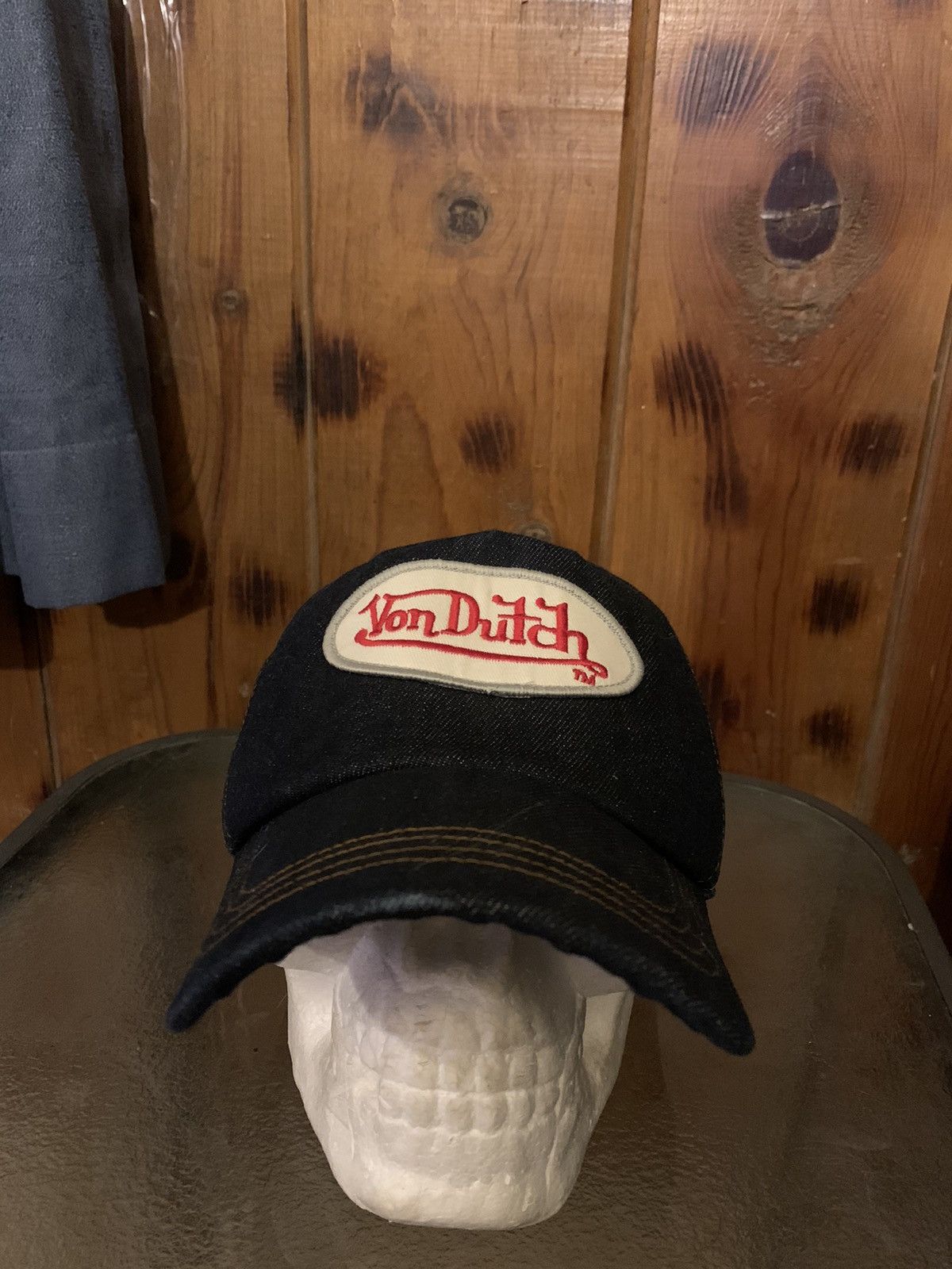 Von Dutch Von Dutch raw denim trucker hat Size ONE SIZE - 1 Thumbnail