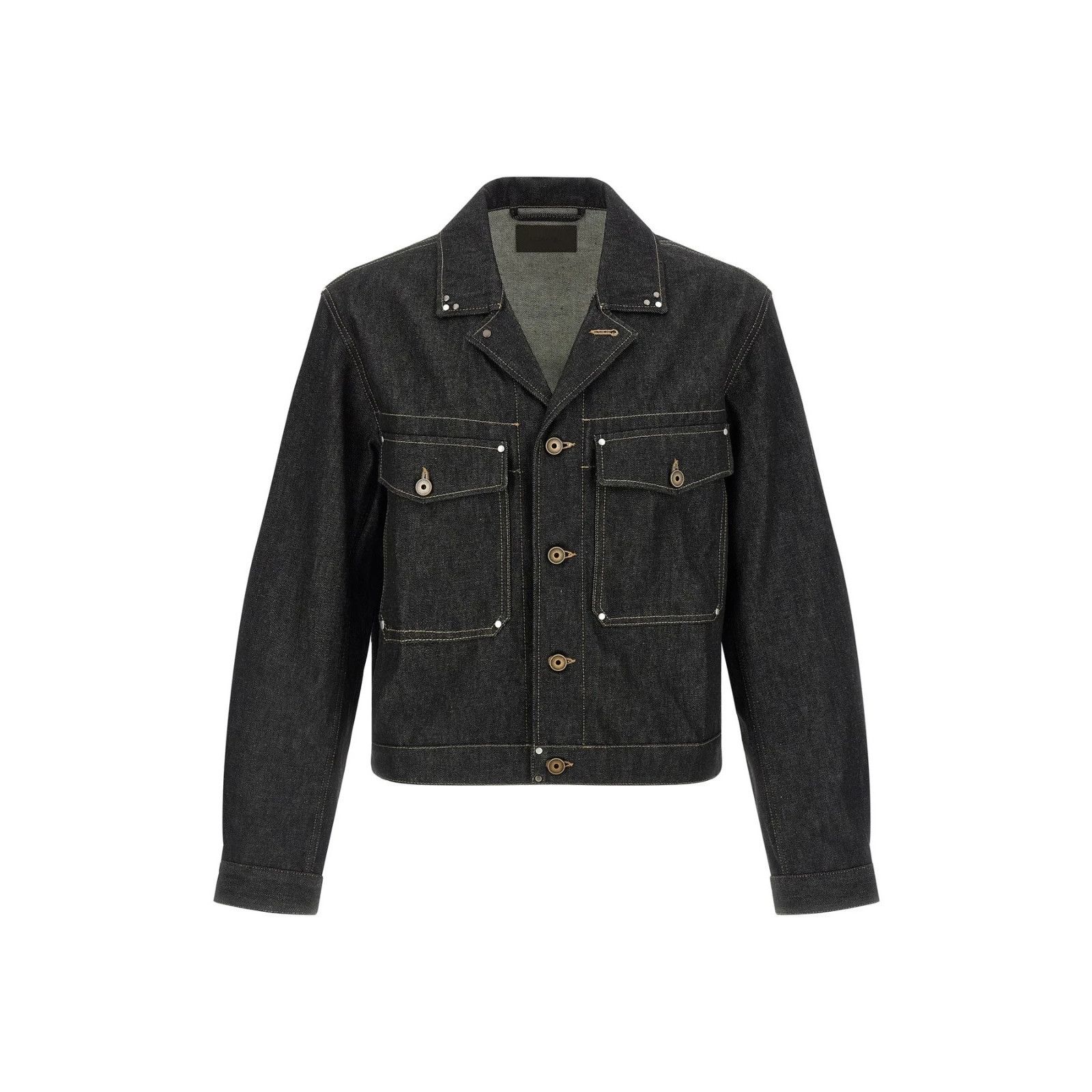 Lemaire Lemaire Trucker Black Denim Jacket New & Authentic (Men's si Size US M / EU 48-50 / 2 - 1 Thumbnail