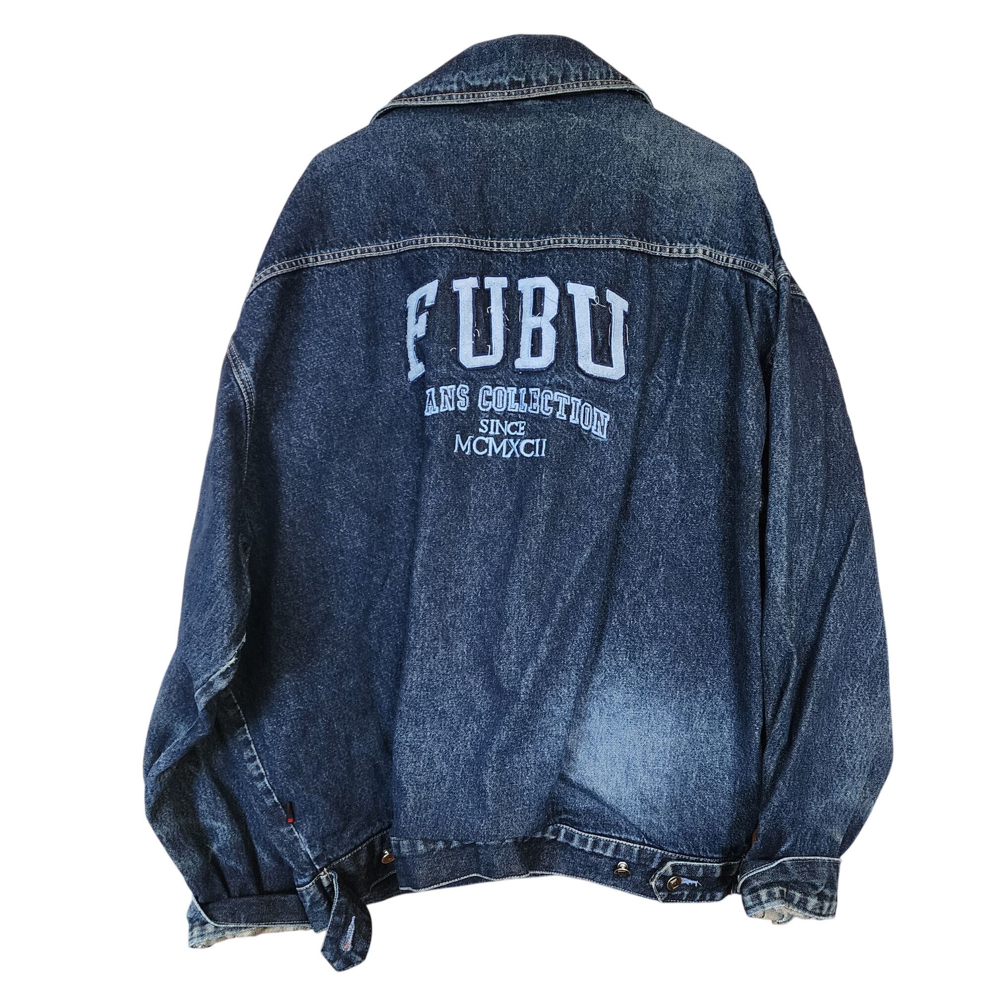 Fubu Fubu The Collection Denim Jacket Men Size 4XL Size US XXL / EU 58 / 5 - 2 Thumbnail