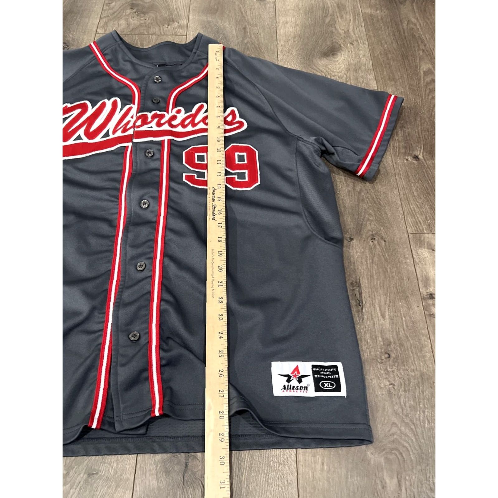 Vintage VINTAGE RARE Whoridas Southpaw Records BASEBALL Jersey Alleson XL Size US XL / EU 56 / 4 - 2 Thumbnail