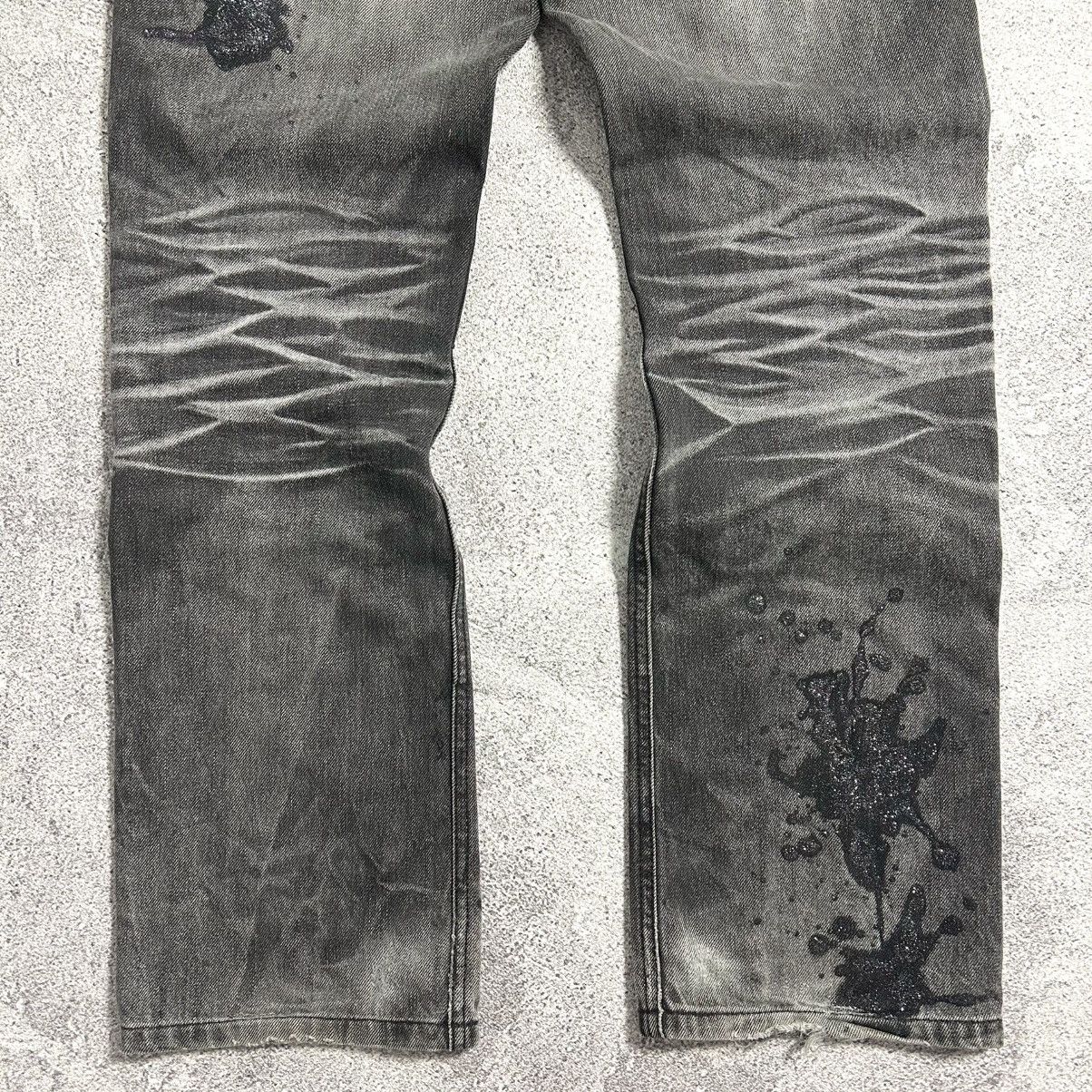 Japanese Brand Lagust Crazydistressed Denim Pants Size US 32 / EU 48 - 23 Thumbnail
