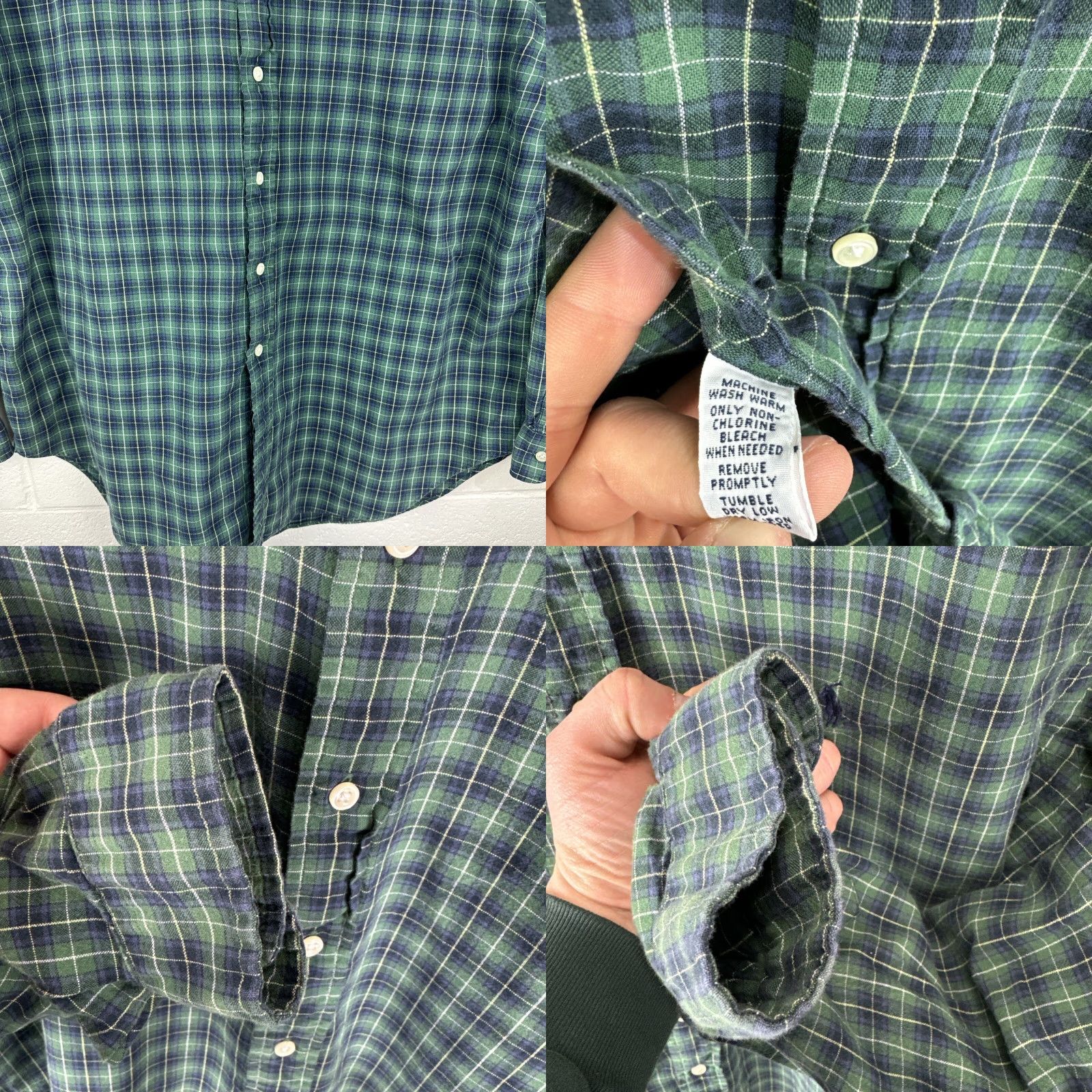 Polo Ralph Lauren VINTAGE Polo Ralph Lauren Mens Classic Fit Shirt XL Plaid Long Sleeve Button Size US XL / EU 56 / 4 - 8 Thumbnail