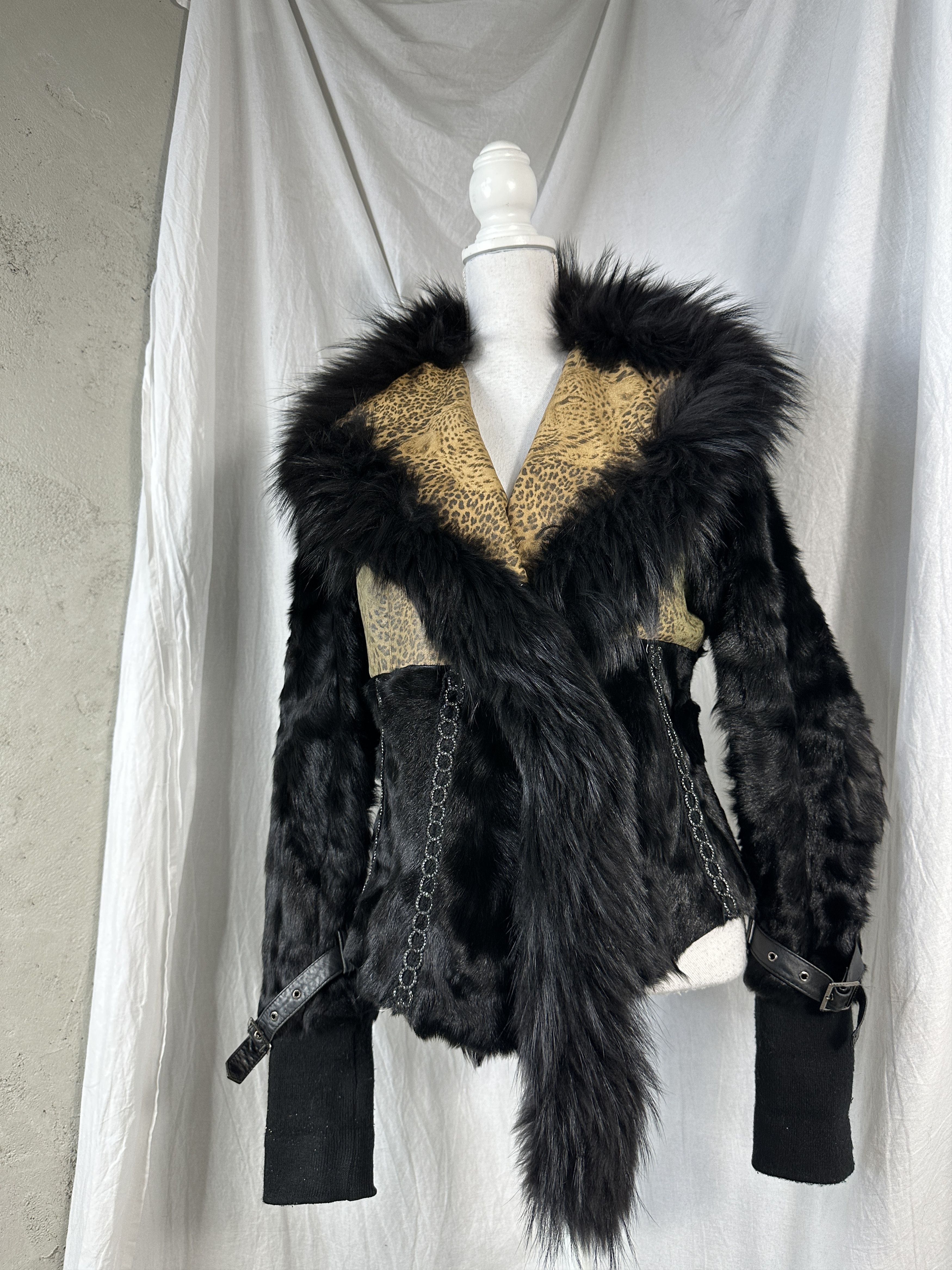 Vintage Vintage Avant Garde Opium Grunge Cheetah 90s Fur Size M / US 6-8 / IT 42-44 - 1 Thumbnail