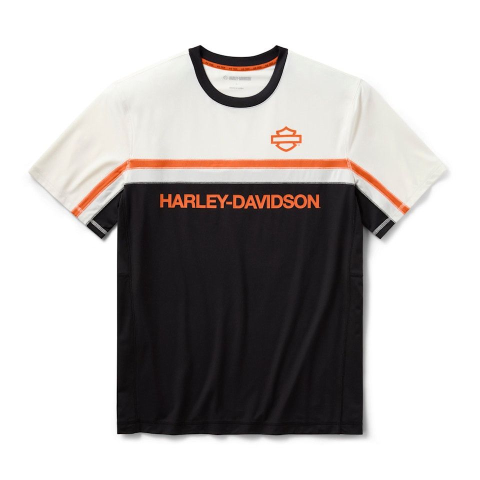Harley Davidson NWT Harley Davidson H-D TECH Vented Short Sleeve Knit Crew Size US L / EU 52-54 / 3 - 1 Thumbnail