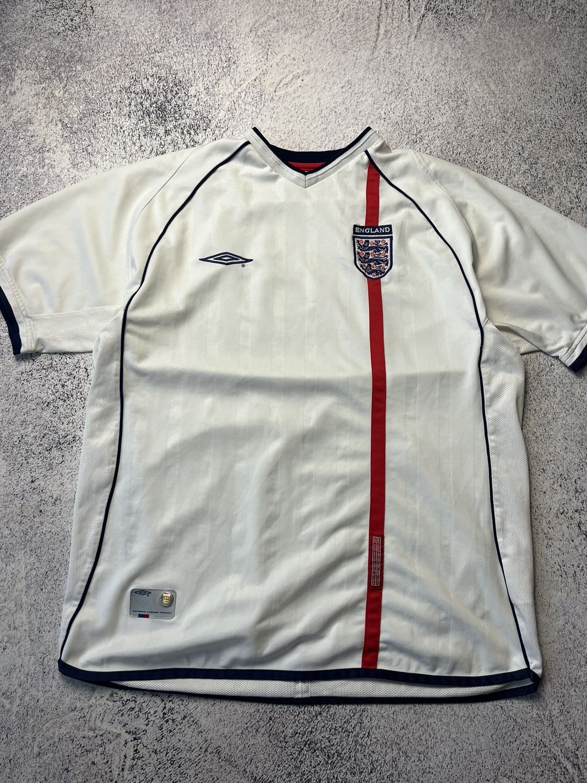 Umbro Vintage England Football Team 2001 White Home Shirt Umbro Size US XL / EU 56 / 4 - 10 Thumbnail