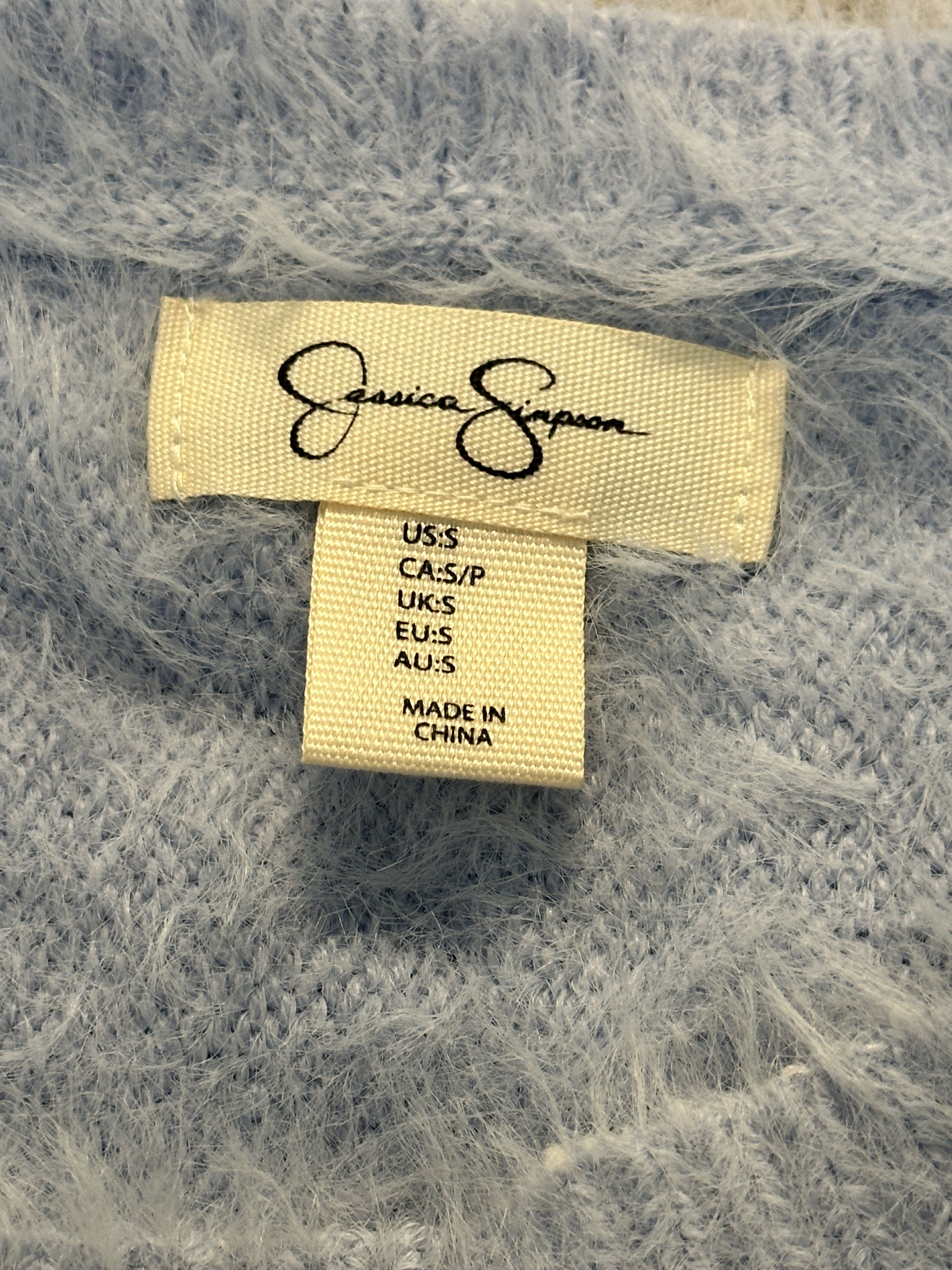 Jessica Simpson Jessica Simpson Women's Light Blue Sweater Size Small Size S / US 4 / IT 40 - 3 Thumbnail