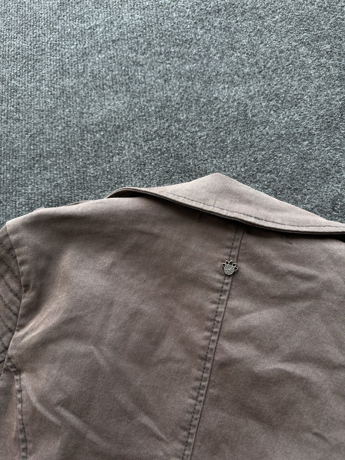 Other 🚨Y2K RICK OWENS TYPE DIRTY SLIM FIT ZIP DENIM JACKET Size S / US 4 / IT 40 - 17 Thumbnail