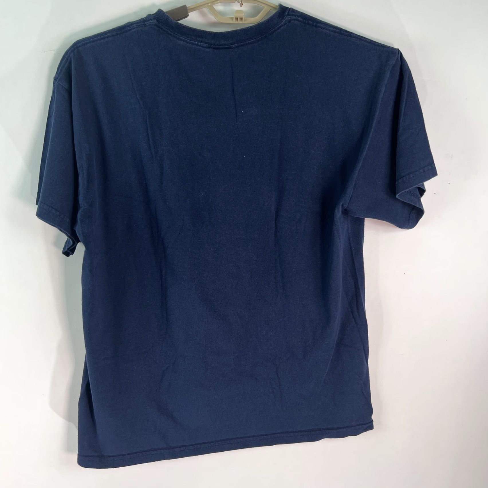 Vintage Marvel Captain America Shield Logo Short Sleeves Blue T Shirt Size L Mens Graphic Crew Neck Cotton Blend Size US L / EU 52-54 / 3 - 3 Thumbnail