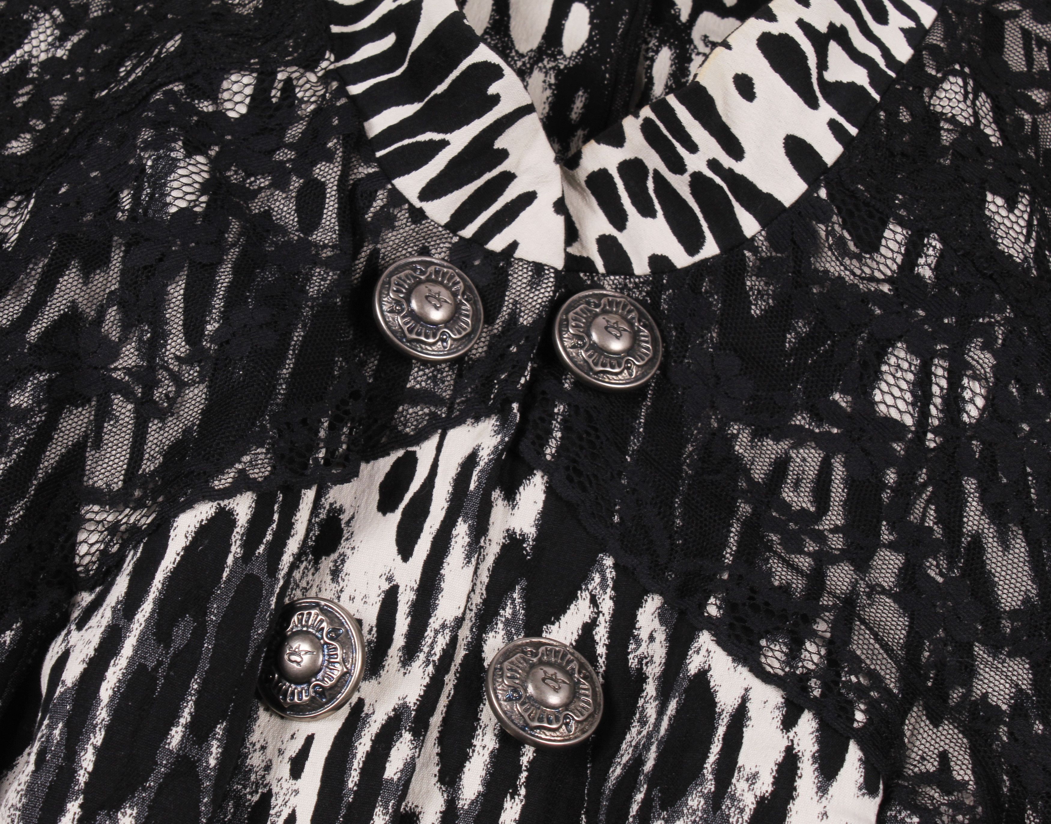 Vintage Vintage Y2K Save the Queen Grunge Goth Blazer Jacket Size XL / US 12-14 / IT 48-50 - 5 Thumbnail
