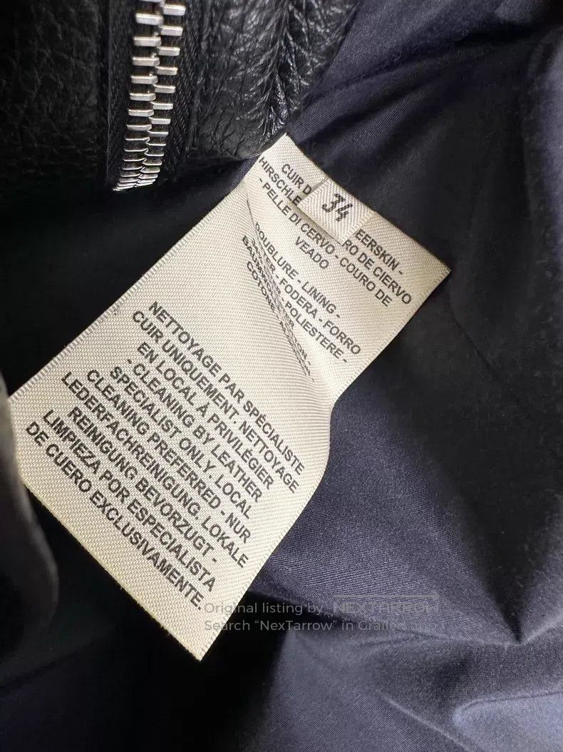 Hermes Hermes Black Leather Jacket and Deer Skin Vest Size XXS / US 00 / IT 34 - 3 Thumbnail
