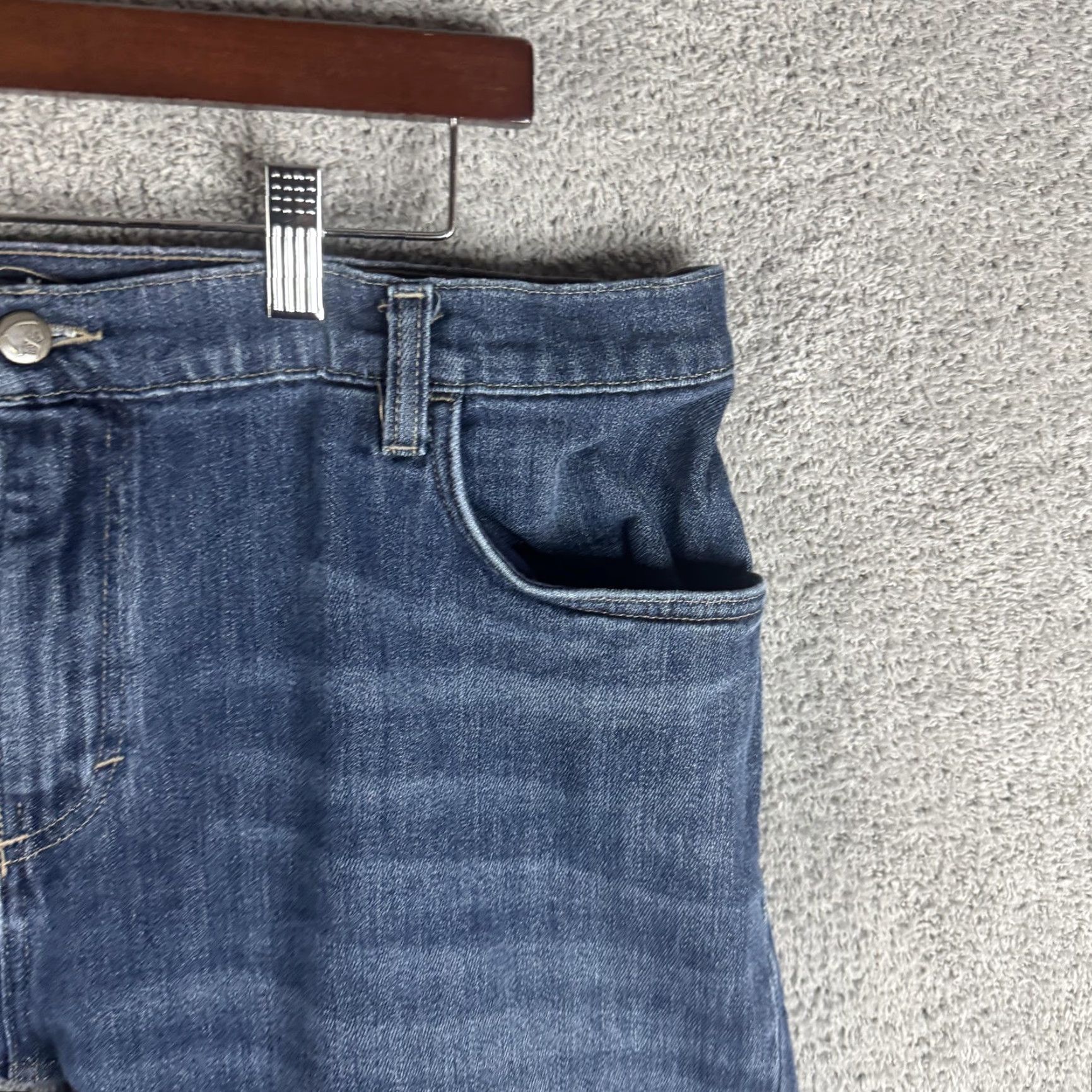 Denime Tyndale FR Jeans Mens 40x30 Blue Relaxed Straight Leg Denim Flame-Resistant Jeans Size US 40 / EU 56 - 3 Thumbnail