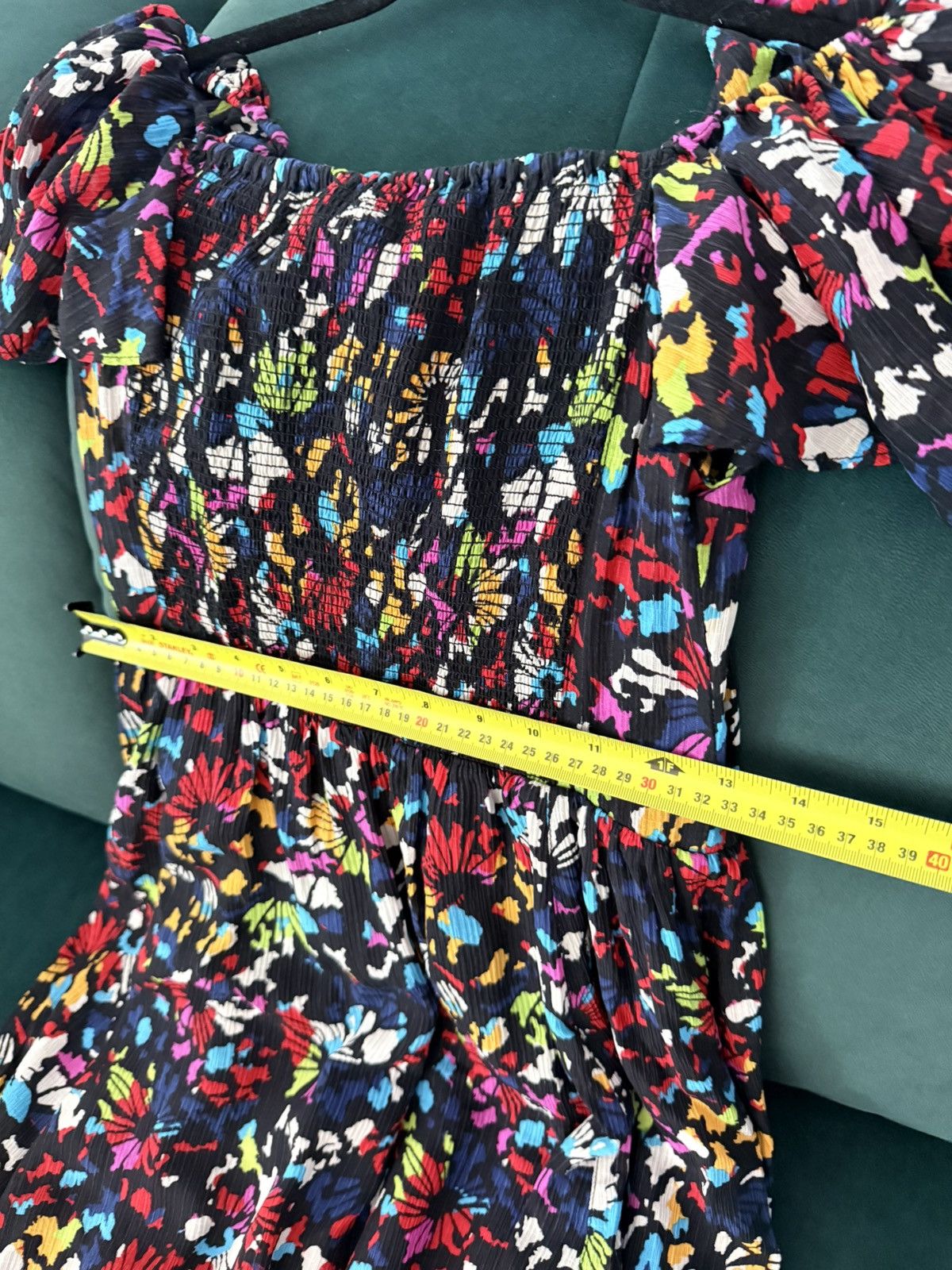 Tanya Taylor TANYA TAYLOR 100% Silk Floral Maxi Dress XS Smocked Waist Size XS / US 0-2 / IT 36-38 - 8 Thumbnail