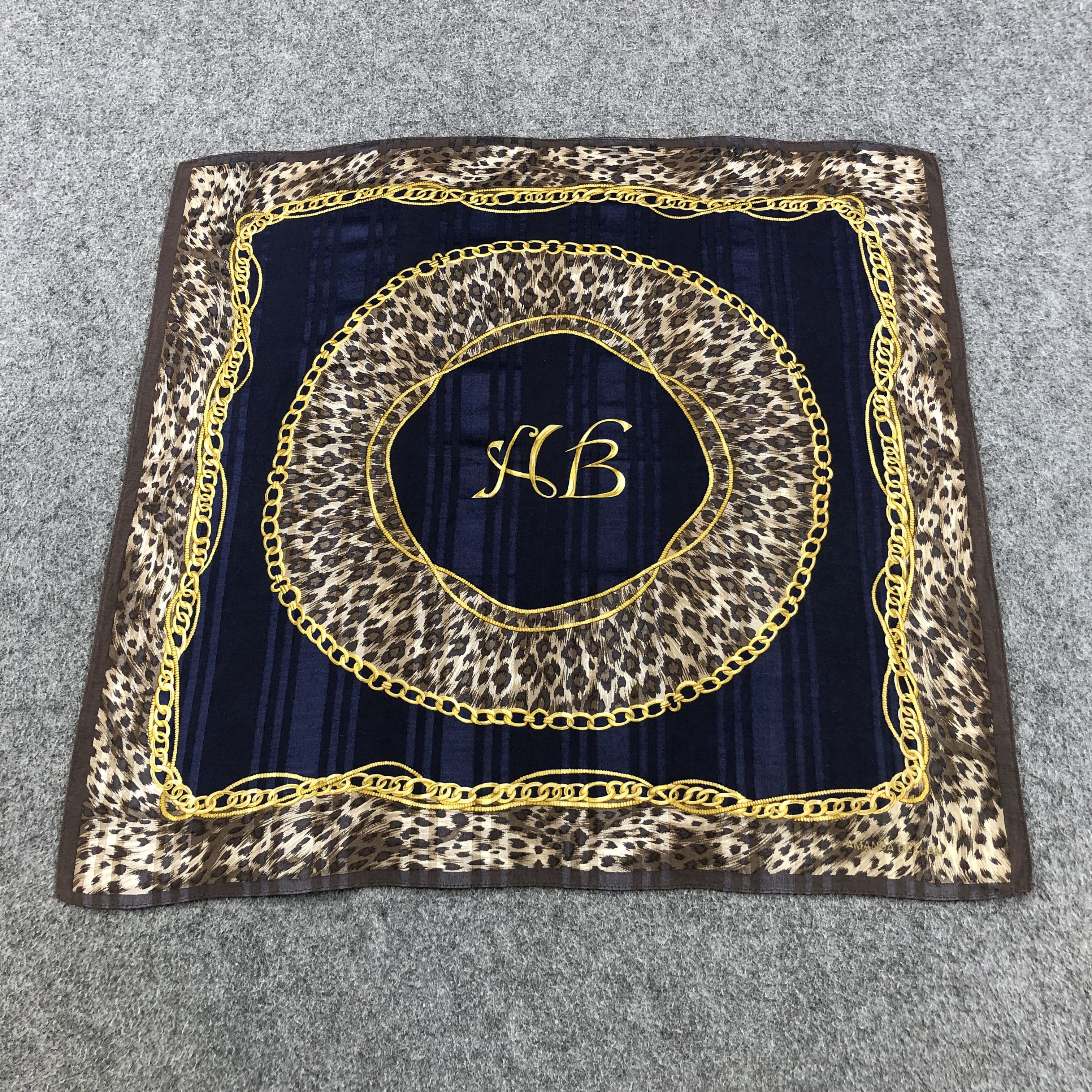 Vintage Amanda Bellan Handkerchief Neckerchief Bandana H1333 Size ONE SIZE - 1 Thumbnail