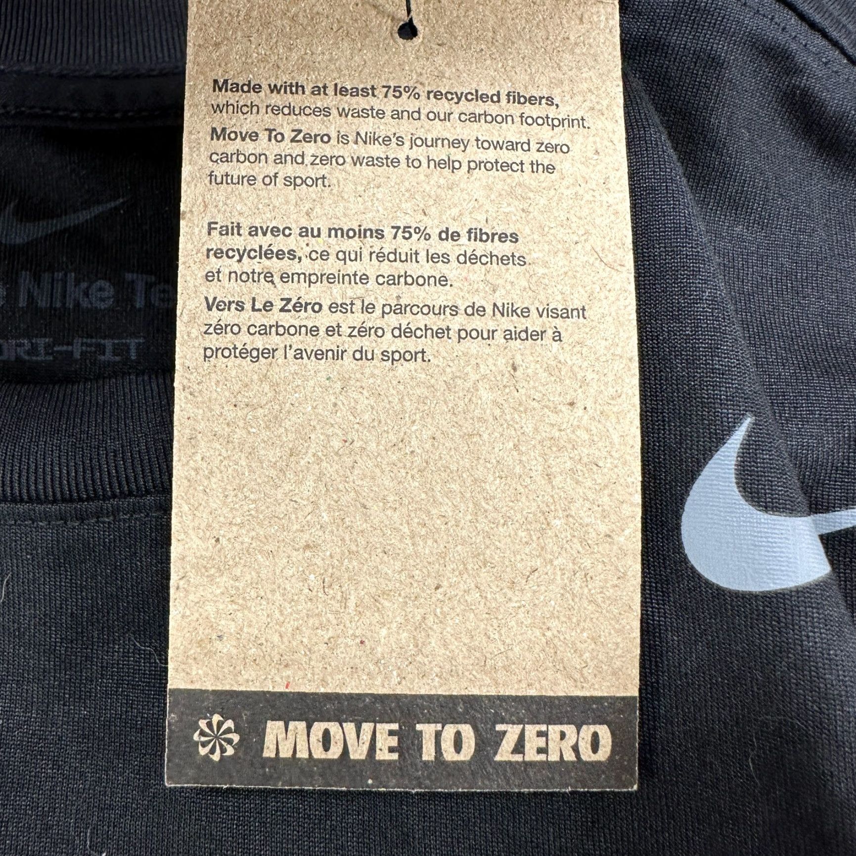 Nike Nike Shirt Mens Small Black Nike Dri-Fit Swoosh Logo Run Move To Zero Juneteenth T-Shirt Short Sleeve Classic Logo Size US S / EU 44-46 / 1 - 4 Thumbnail