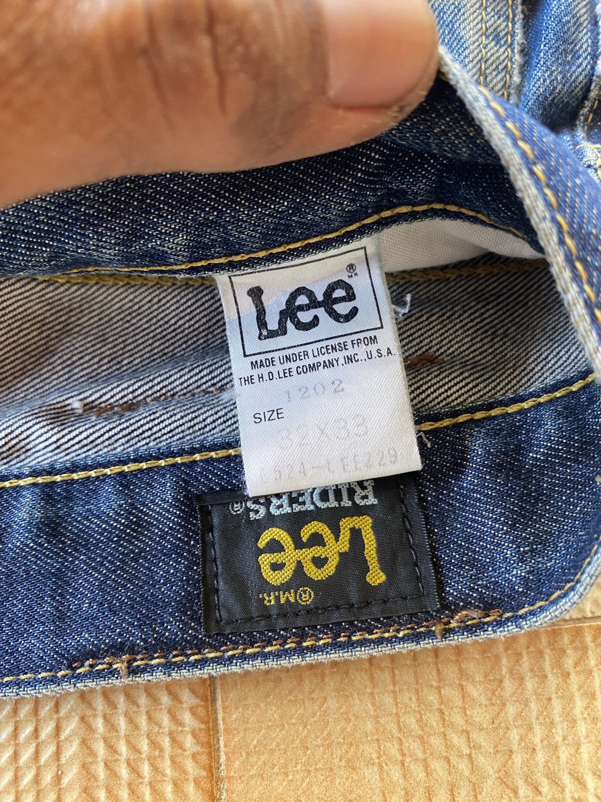 Lee × Vintage Vintage LEE RIDER loose cut denim Size US 30 / EU 46 - 11 Thumbnail