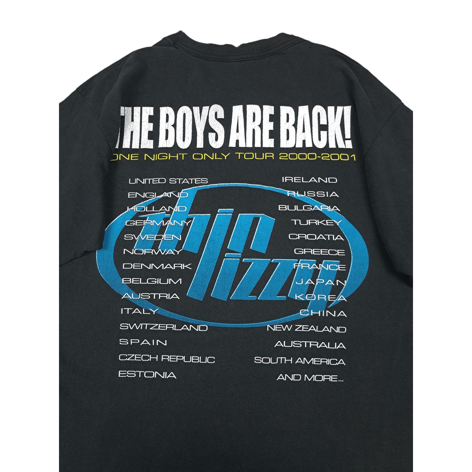 Band Tees × Vintage Vintage Thin Lizzy Boys Are Back Tour Black Rock T-shirt Size US L / EU 52-54 / 3 - 4 Thumbnail