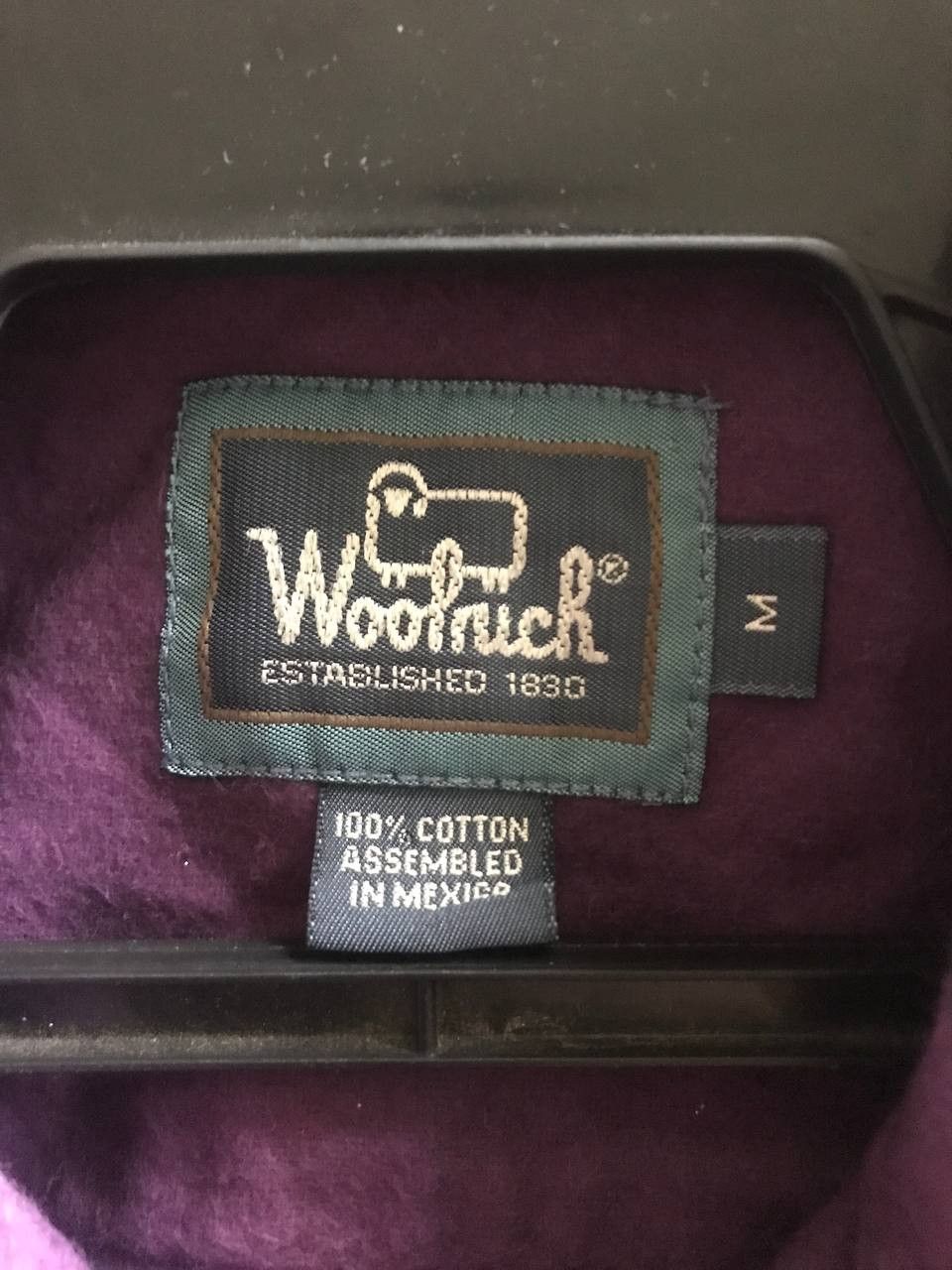 Flannel × Woolrich Woolen Mills Vintage Woolrich Heavy Cotton Faded Flannel Overshirt Size US M / EU 48-50 / 2 - 4 Thumbnail