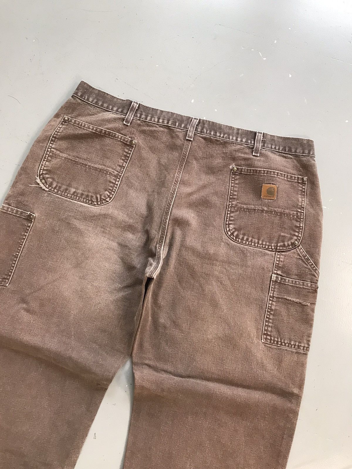 Carhartt × Vintage Vintage Carhartt B136 DKB double knee carpenter denim Size US 44 / EU 60 - 7 Thumbnail