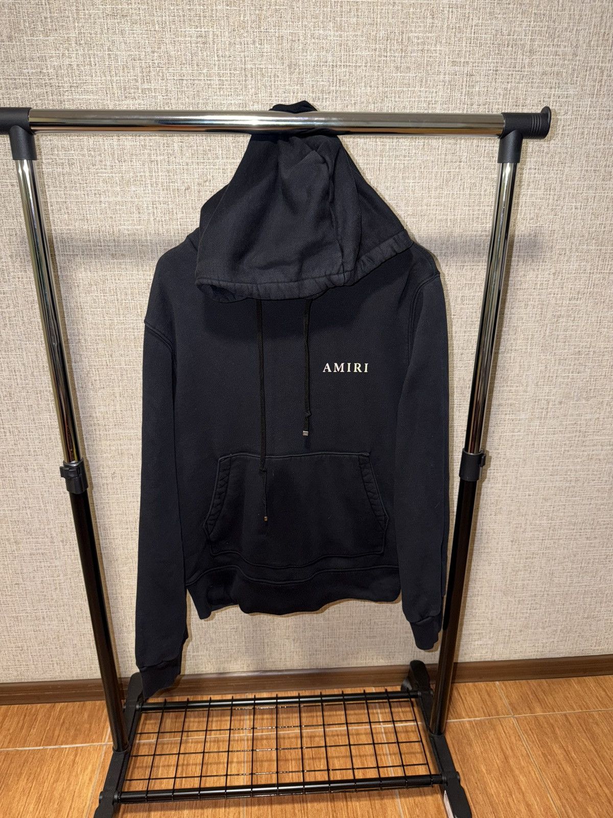 Amiri AMIRI LOGO BLACK HOODIE Size US L / EU 52-54 / 3 - 1 Thumbnail