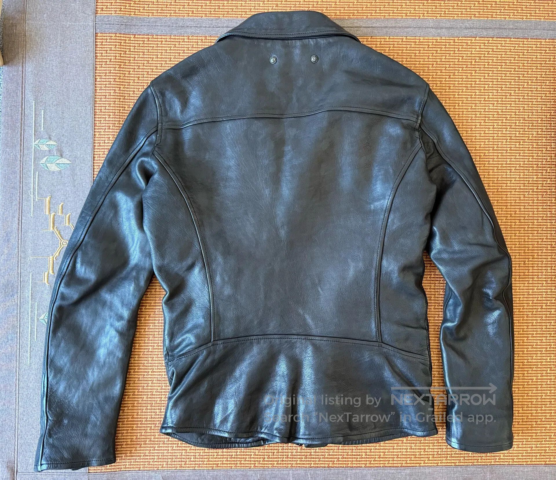 Isamu Katayama Backlash Elegant Black Leather Jacket by Backlash. Size US M / EU 48-50 / 2 - 5 Thumbnail