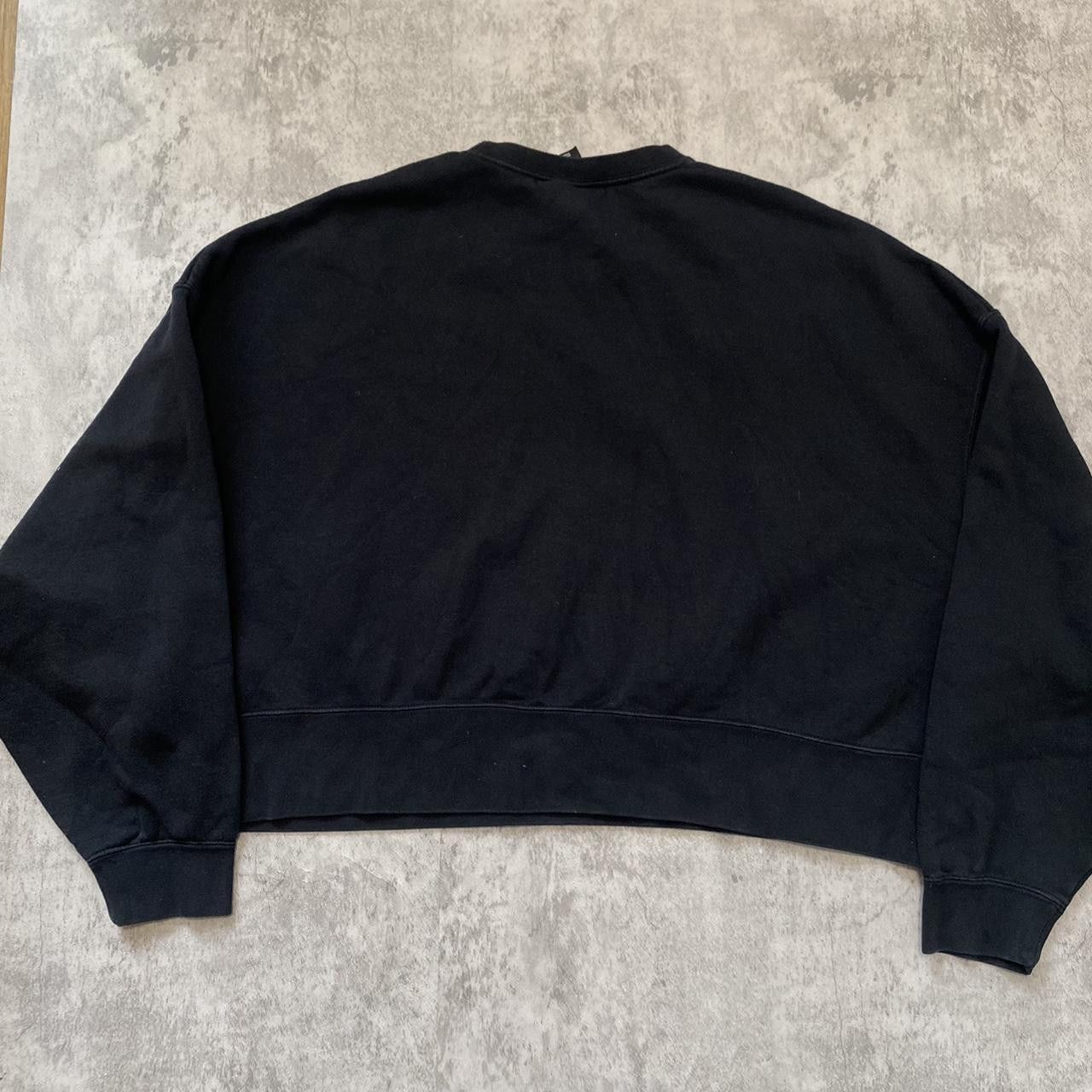 Nike Black Nike crewneck sweatshirt with white logo Size US L / EU 52-54 / 3 - 2 Thumbnail