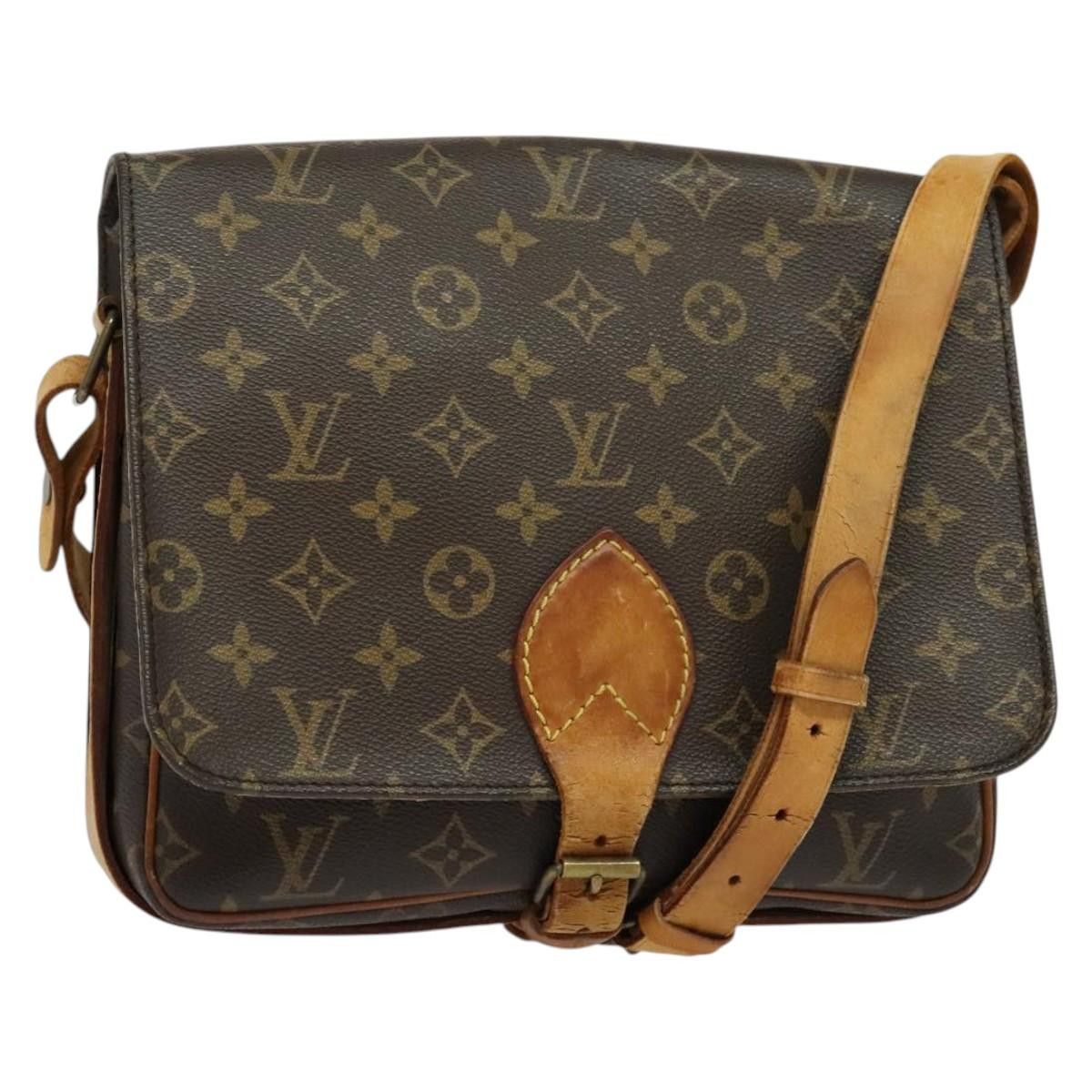 LOUIS VUITTON Monogram Cartouchiere GM Shoulder Bag M51252