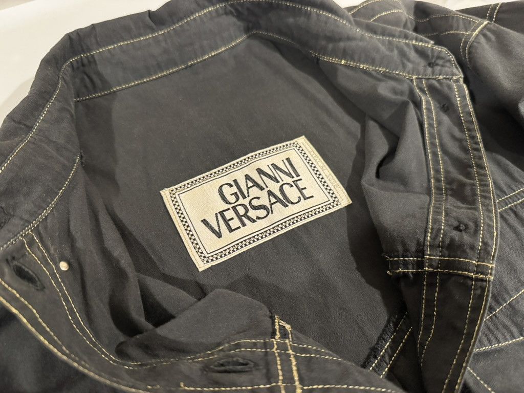 Versace 100% Authentic Vintage Gianni Versace Cotton Shirt Size US M / EU 48-50 / 2 - 9 Thumbnail