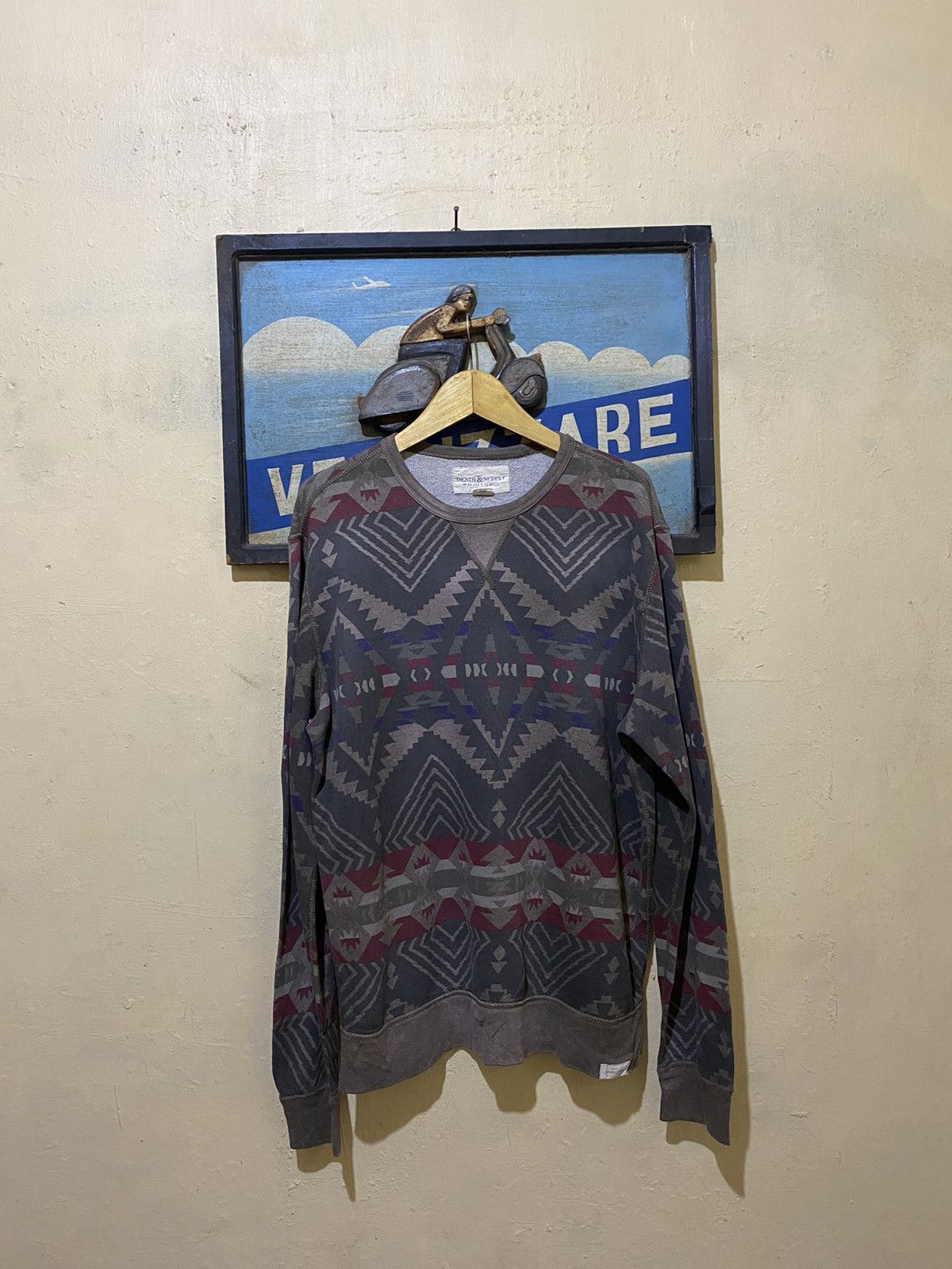 Polo Ralph Lauren POLO RALPH LAUREN AZTEC JUMPER 2000s Size US L / EU 52-54 / 3 - 1 Thumbnail