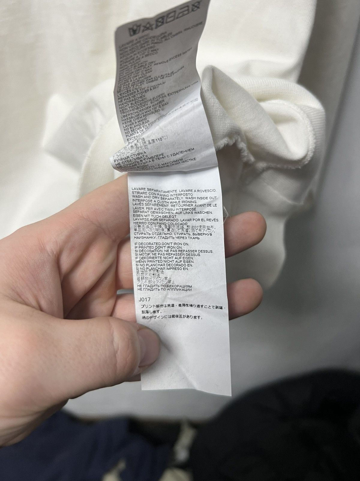 Maison Margiela Maison Margiela Big Logo Sweatshirt Luxury White Mens Size US S / EU 44-46 / 1 - 18 Thumbnail