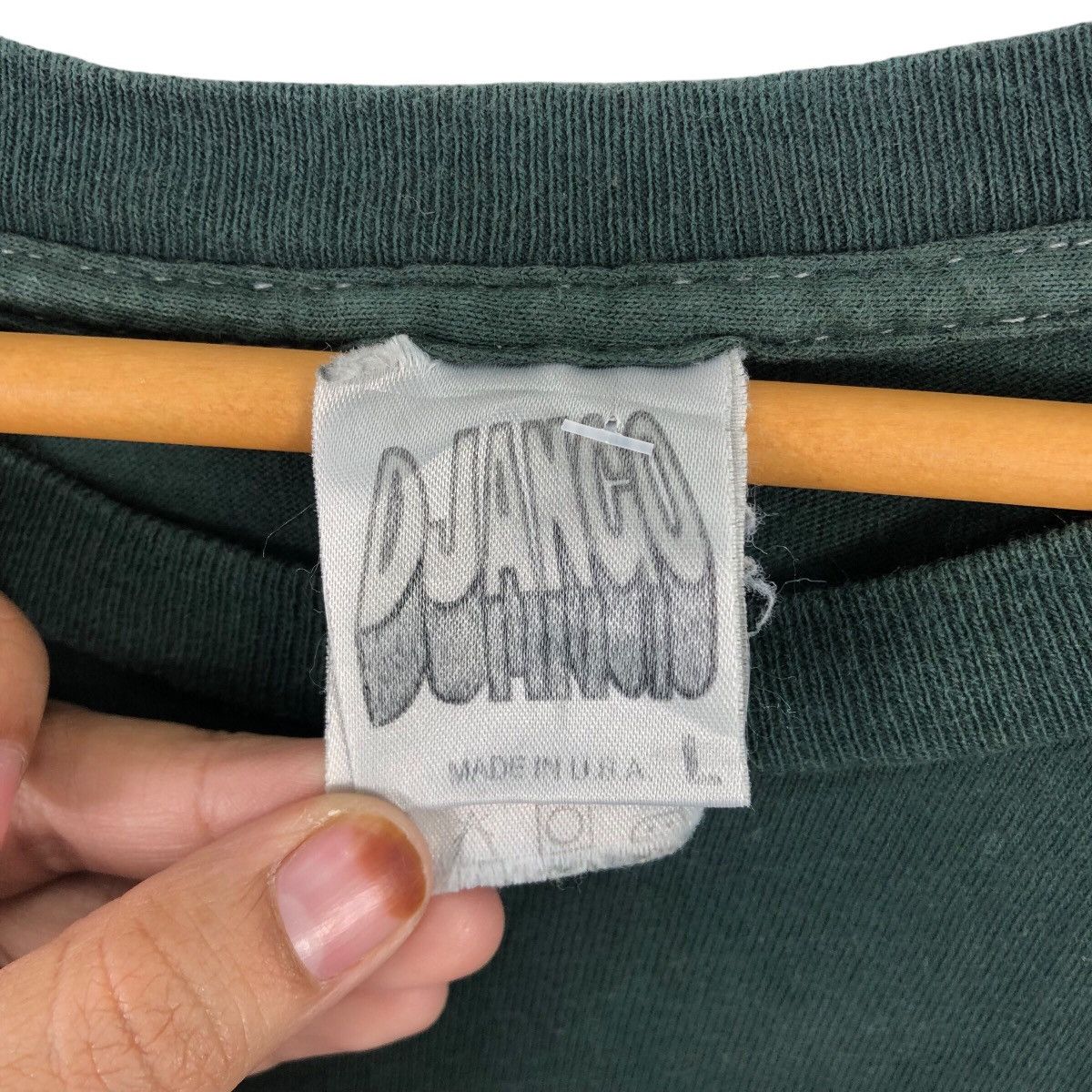 Vintage Vintage 1993 DJANGO Made In Usa Surfing Skate Tie Dye TShirt Size US L / EU 52-54 / 3 - 6 Thumbnail