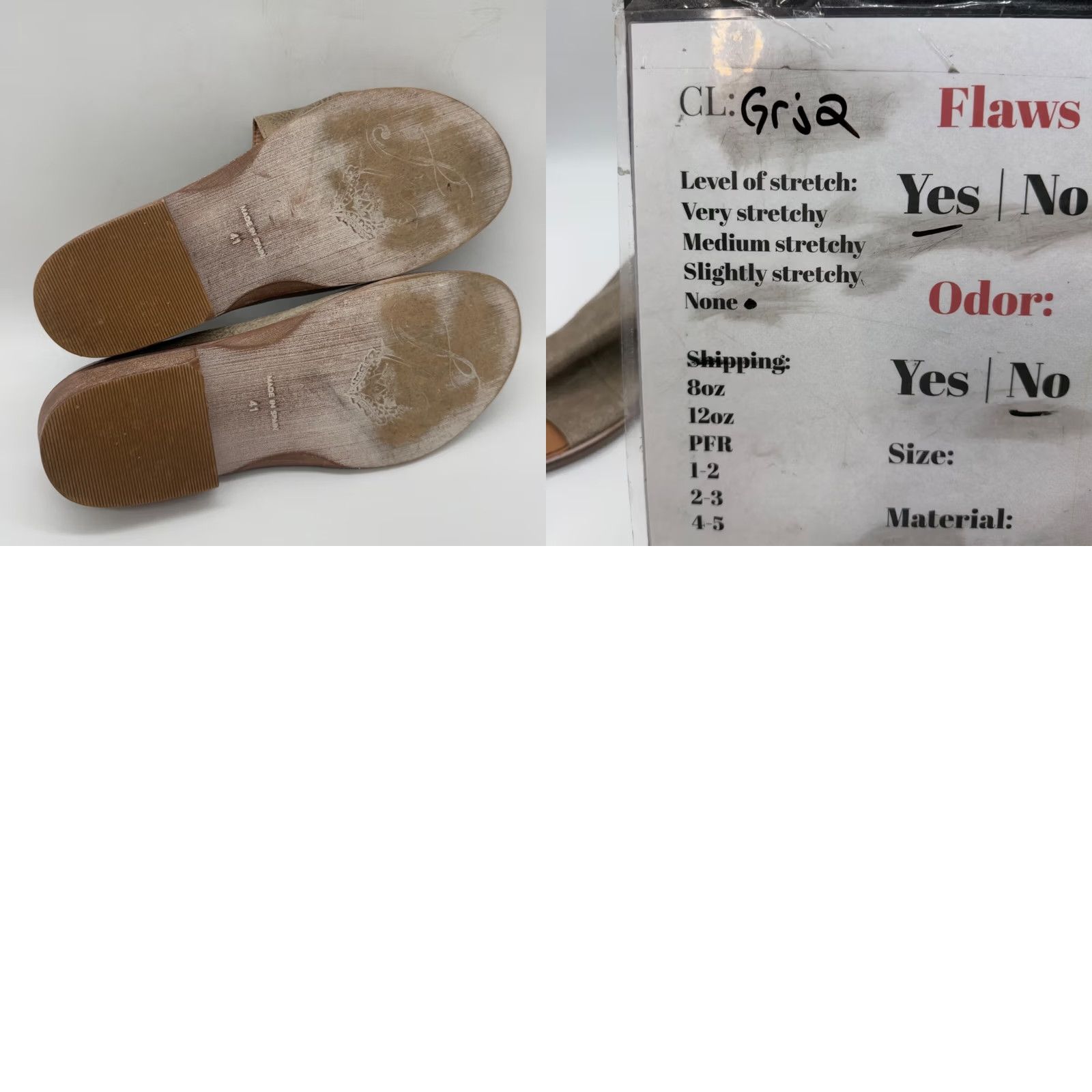 Free People Free People Mont Blanc Sandal Womens Sandal 41/US 10 Leather Open Toe Beige Grayish Vintage? Size US 10 / IT 40 - 9 Thumbnail