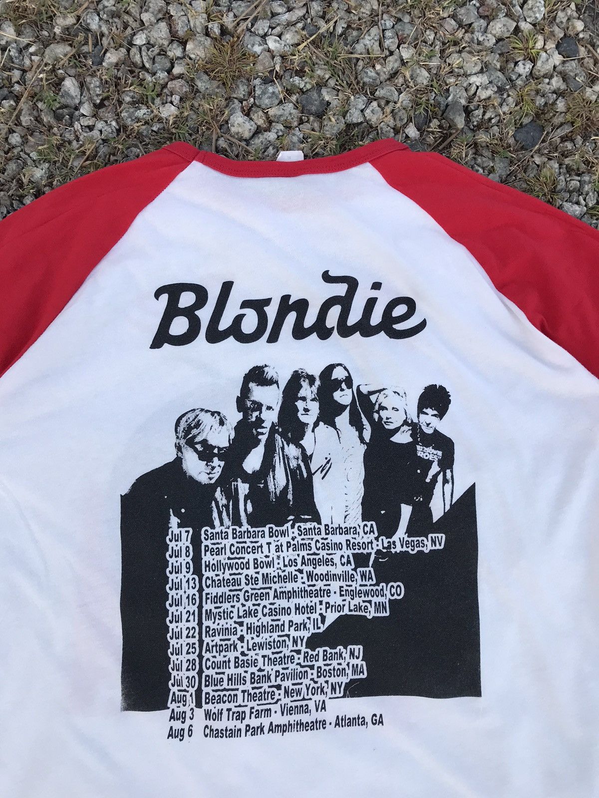 Band Tees Vintage Distressed Blondie Pollinator Tour Band 3q Tee Size US XL / EU 56 / 4 - 6 Thumbnail