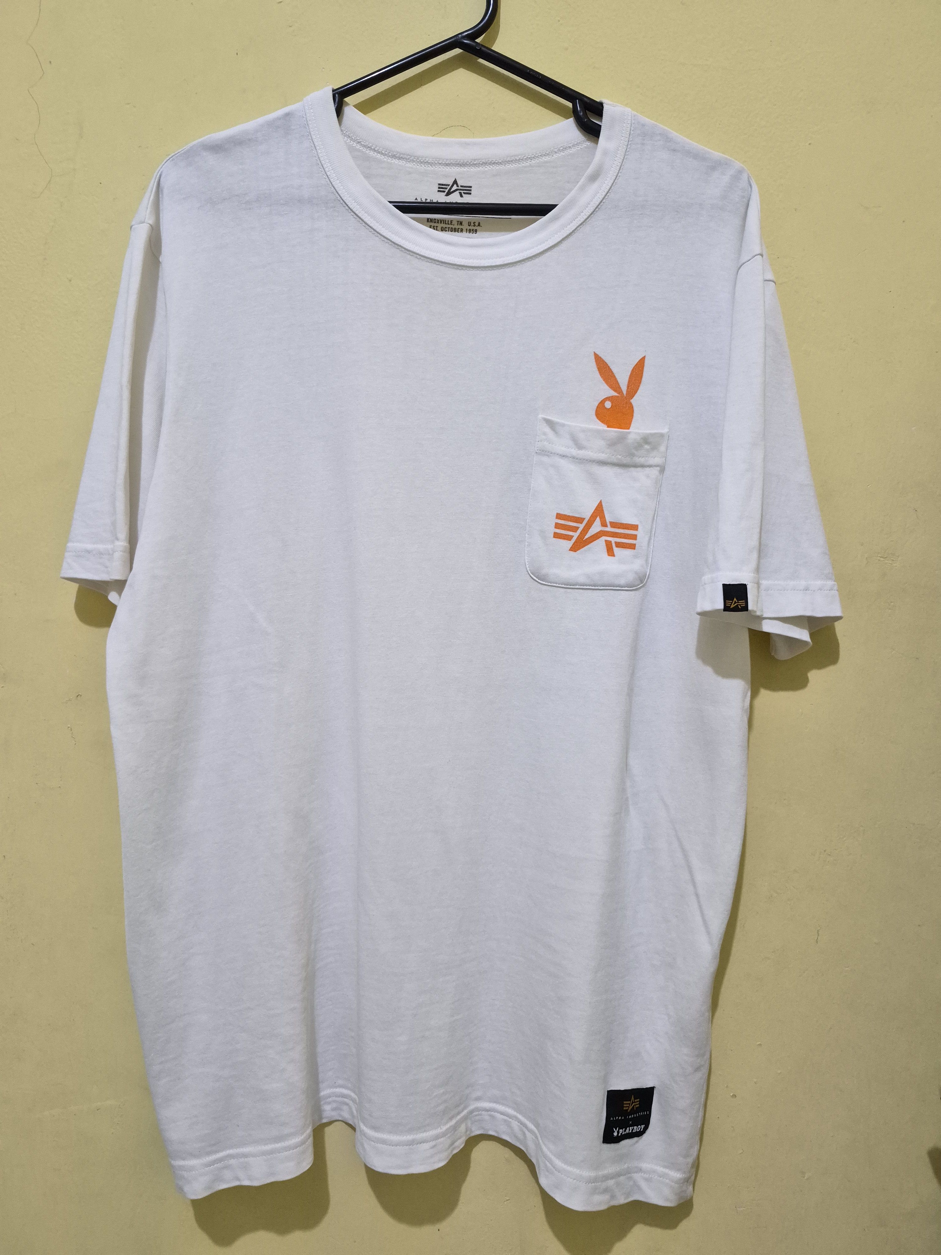 Alpha Industries ALPHA INDUSTRIES x PLAYBOY TEE Size US XL / EU 56 / 4 - 1 Thumbnail
