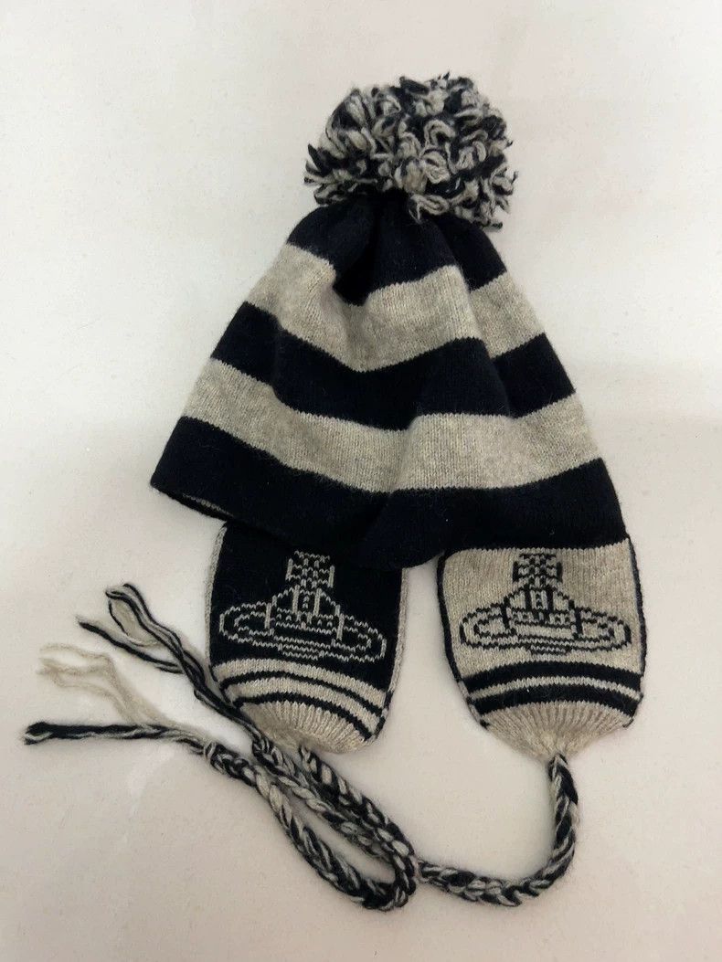 Vivienne Westwood Vivienne Westwood Wool earflap Saturn woolen cap Size ONE SIZE - 1 Thumbnail