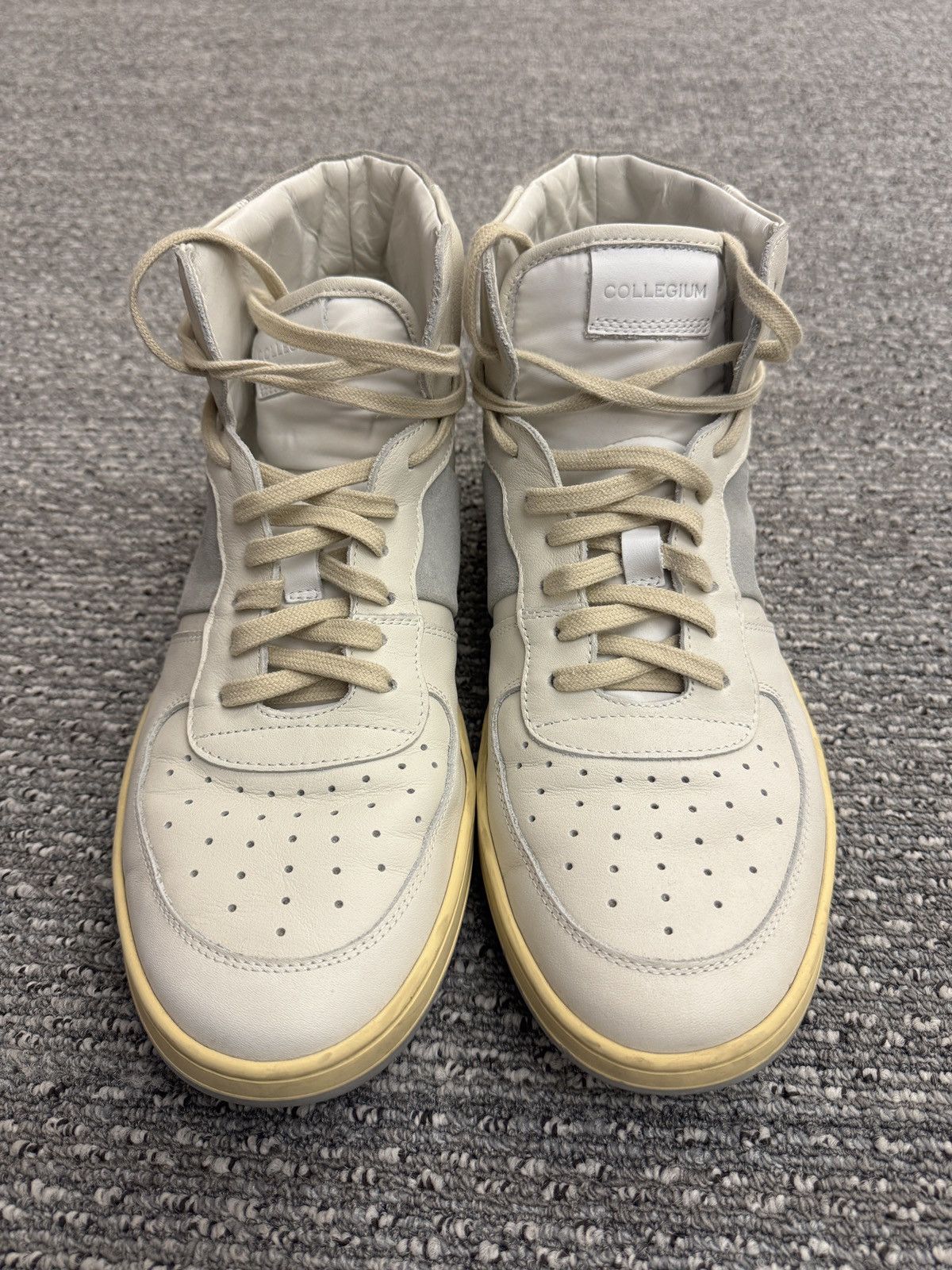 Collegium Collegium Pillar Destroyer High Platinum Suede Size US 11 / EU 44 - 2 Thumbnail