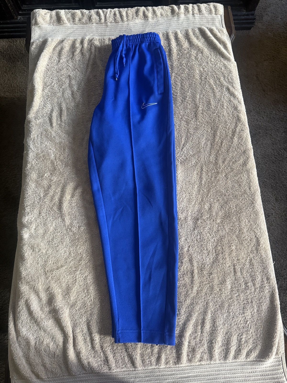 Nike VINTAGE Y2K Nike Royal Blue Track Pants Size US 35 - 4 Thumbnail