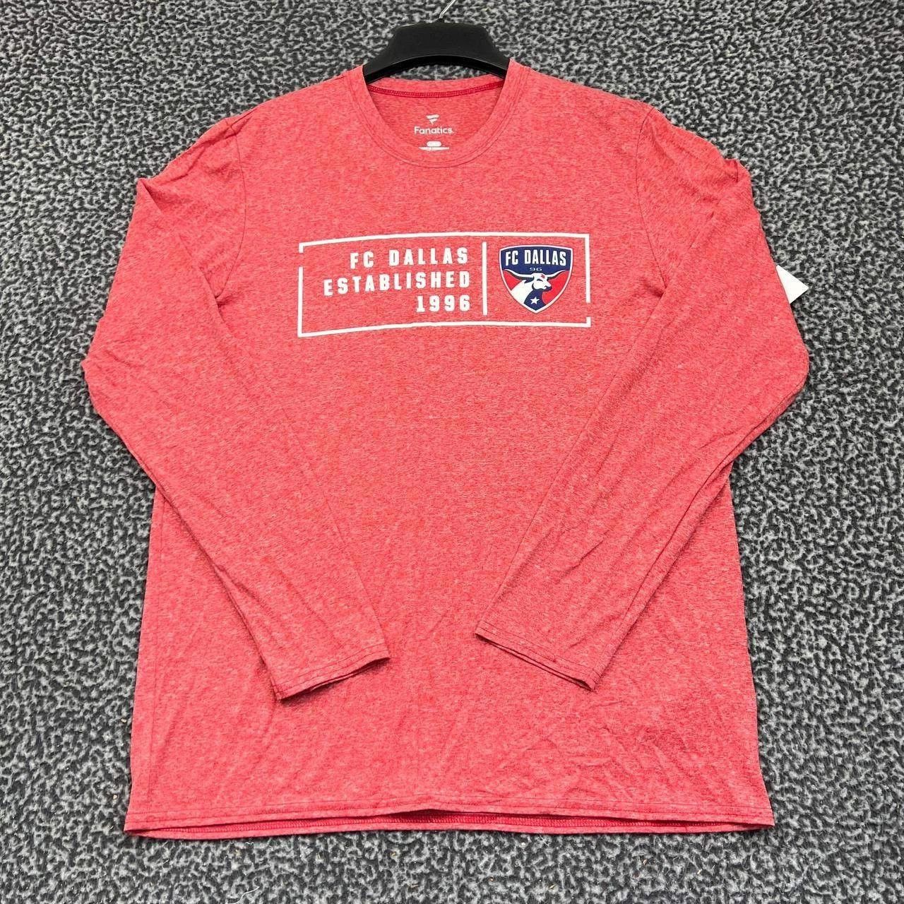 Other FC Dallas Shirt Men Fanatics Long Sleeve Crew Neck New L Size US L / EU 52-54 / 3 - 1 Thumbnail