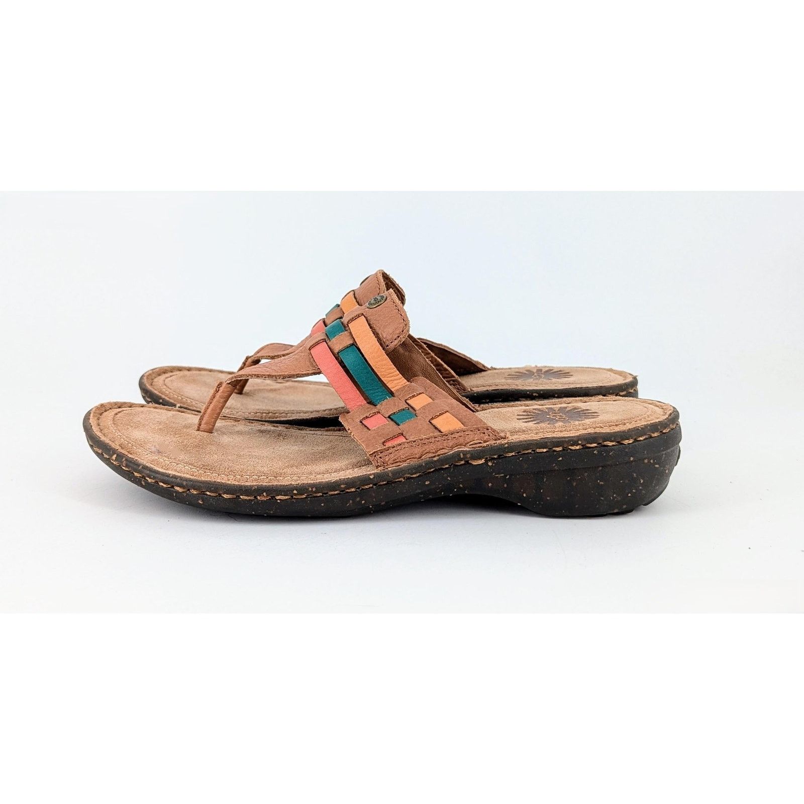 Ugg UGG Jenaya Leather Woven Strap Thong Sandals 7 Size US 7 / IT 37 - 7 Thumbnail