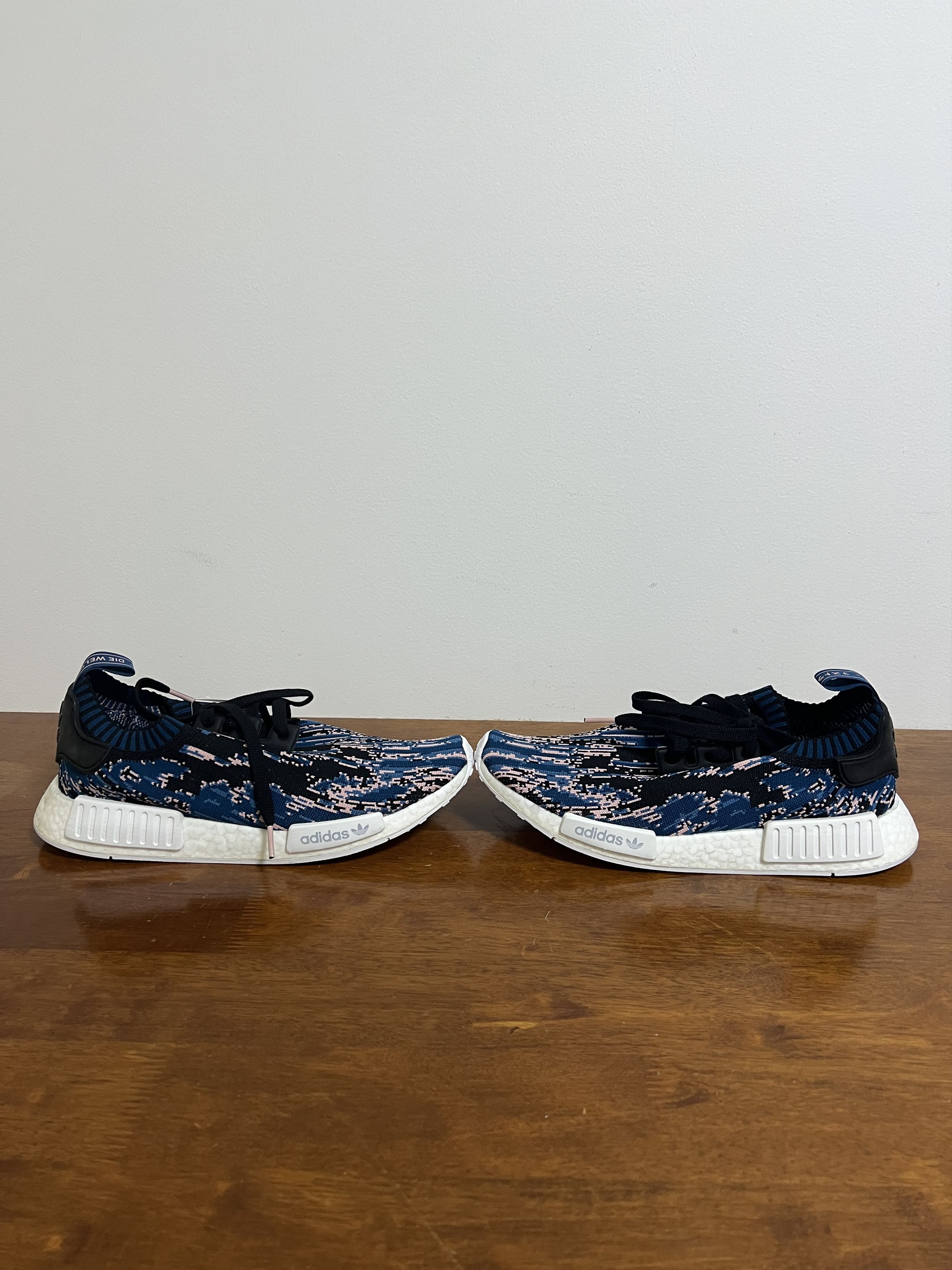 Adidas × Sneakersnstuff 💚 2018 Sneakersnstuff x Adidas NMD R1 Datamosh 2.0 Blue Size US 10 / EU 43 - 5 Thumbnail