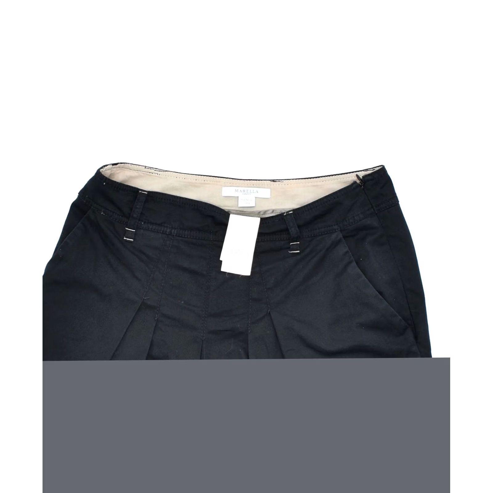 Marella Marella Womens Skirt A-Line Black Cotton UK 10 Small W30 Size 28" / US 6 / IT 42 - 4 Thumbnail