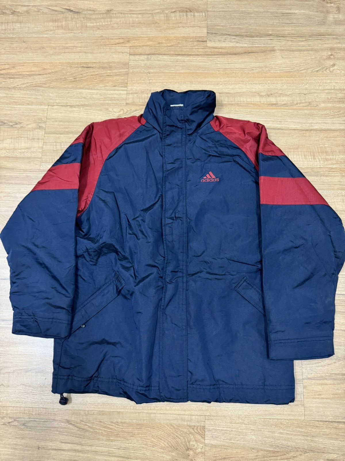 image of Bob Marley x Rock T Shirt Adidas Big Logo Jacket in Blue, Men's (Size Large)