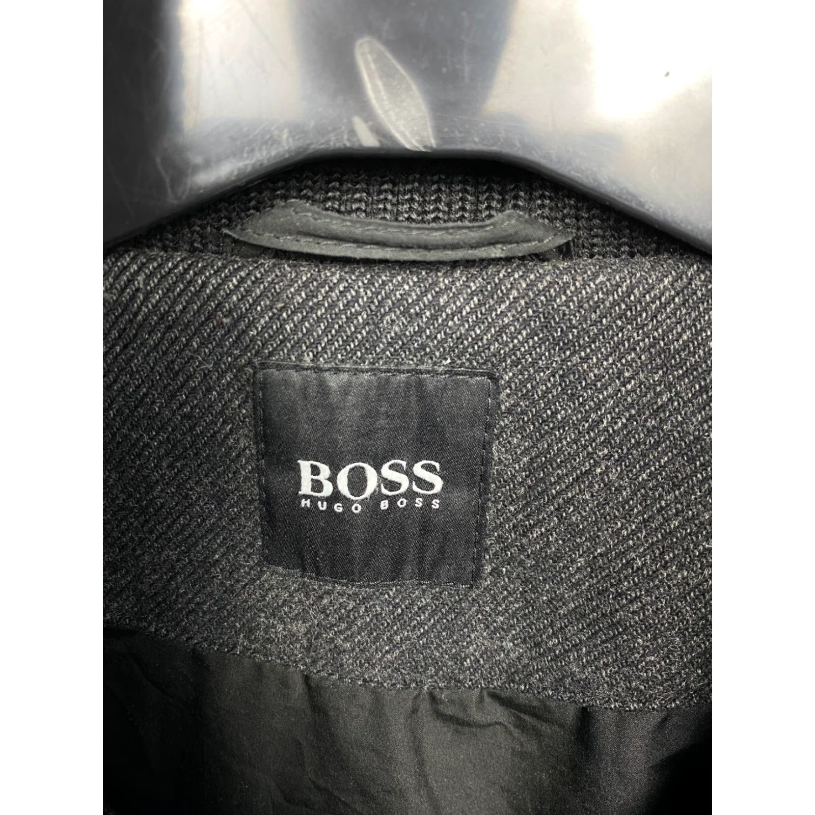 Hugo Boss HUGO BOSS Vintage Mens Wool Coat L Gray Wool Coat Mens L 54 Overcoat 54 L Mens Size US L / EU 52-54 / 3 - 4 Thumbnail