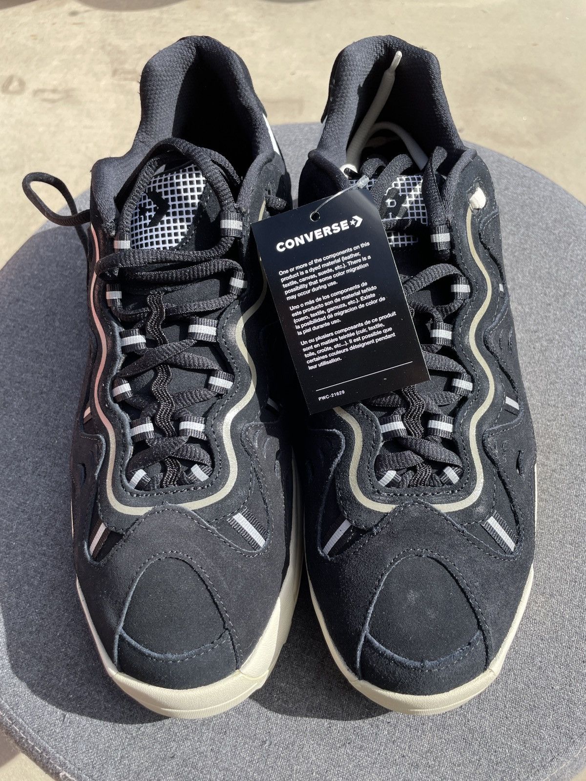 Converse × Golf Wang GOLF WANG X GIANNO LOW BLACK’ Size US 11 / EU 44 - 3 Thumbnail
