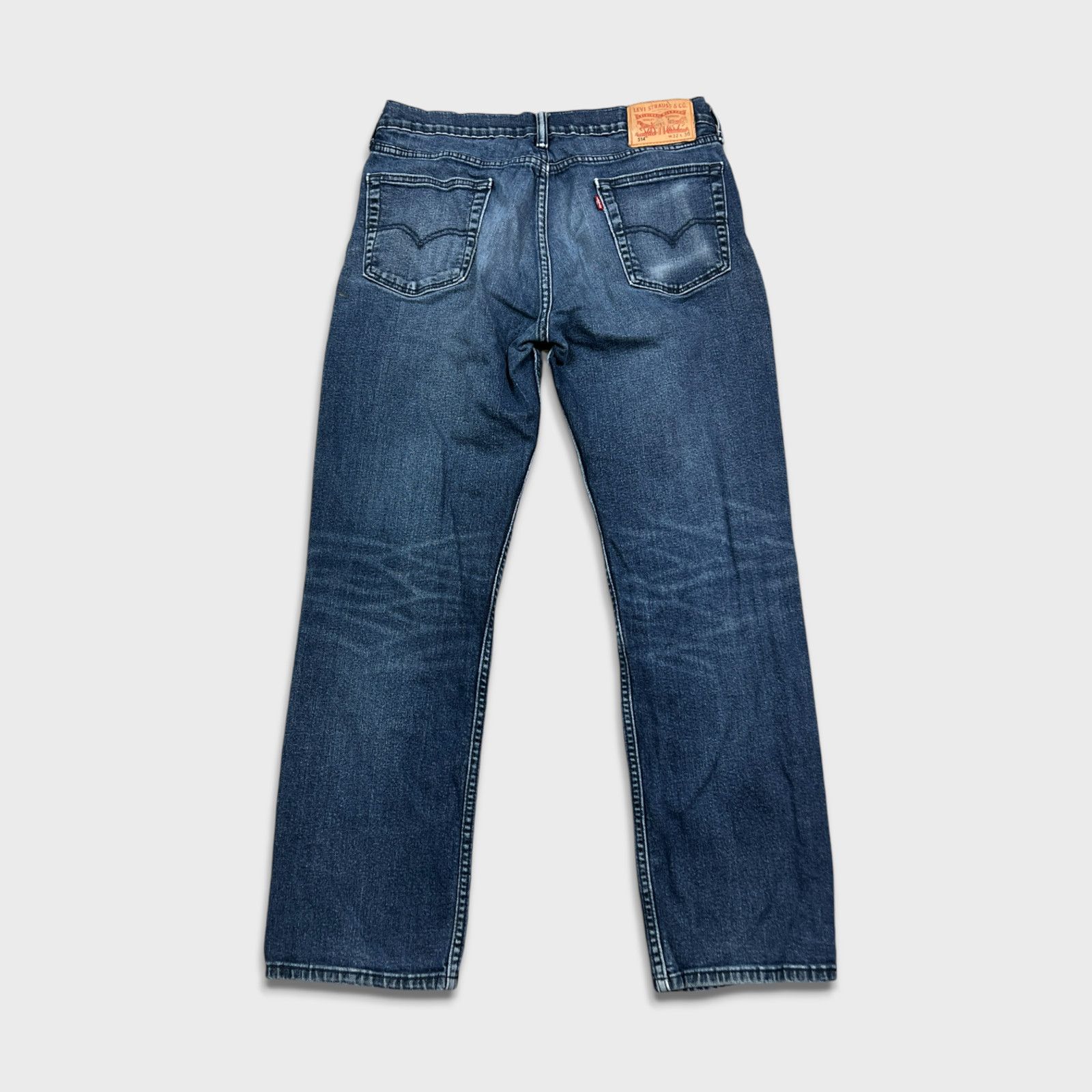 Levi's × Vintage Levi's 514 Jeans 32x30 Slim Straight Fit American Denim Pant Size US 32 / EU 48 - 4 Thumbnail