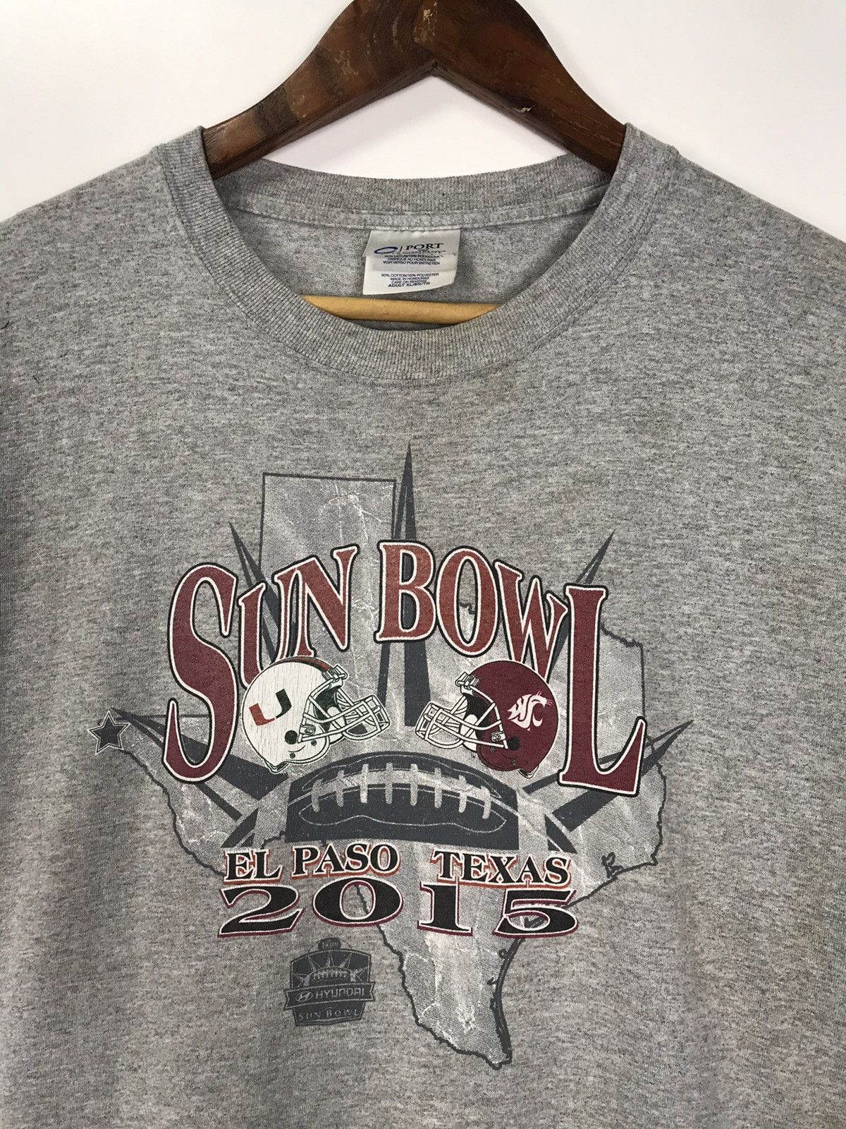 NFL Vintage 2015 Sun Bowl El Paso Texas Tee Size US XL / EU 56 / 4 - 3 Thumbnail