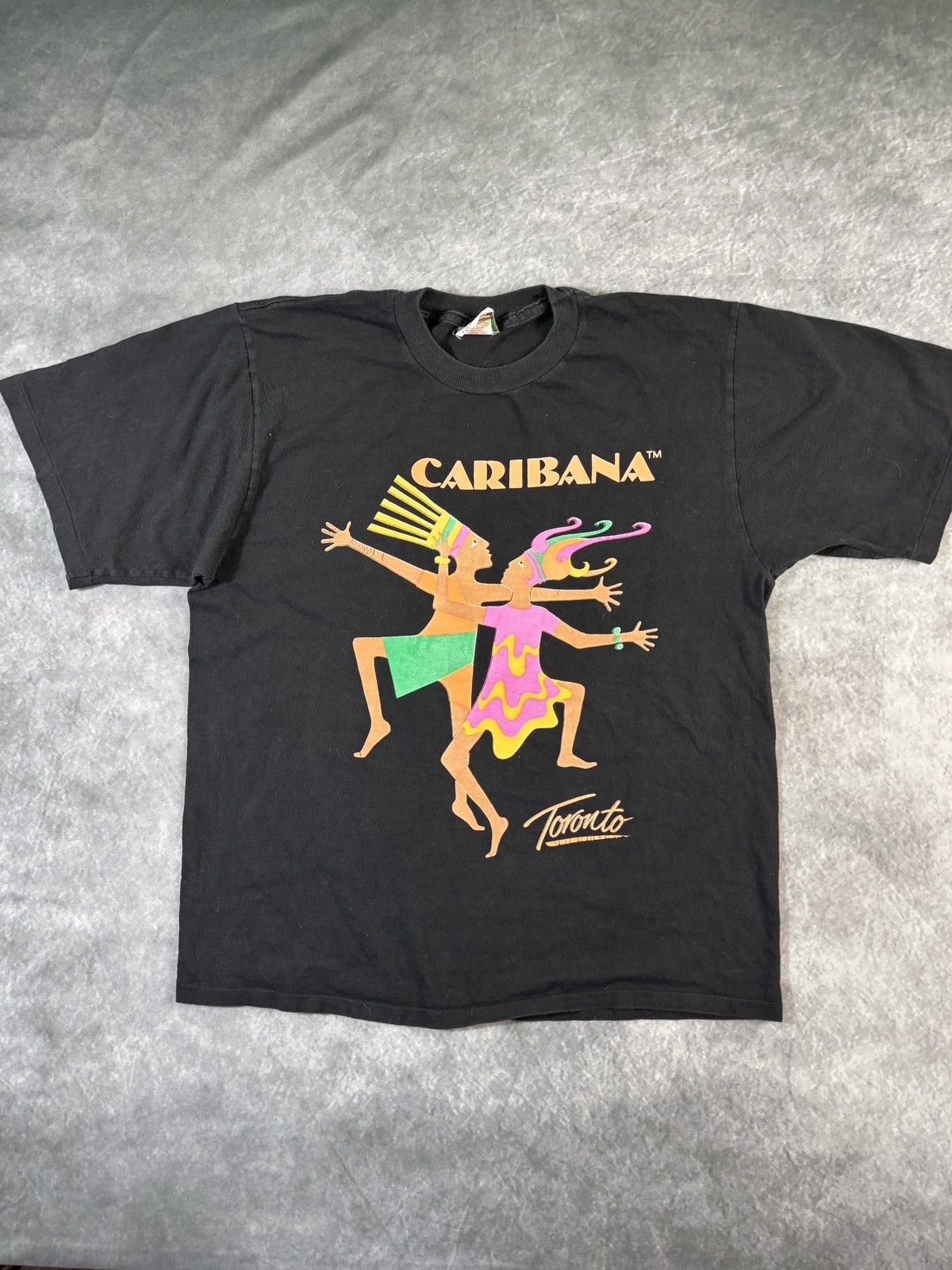 Vintage 1990s Vintage Caribana Toronto Tee Shirt Caribbean Festival Size US M / EU 48-50 / 2 - 2 Thumbnail